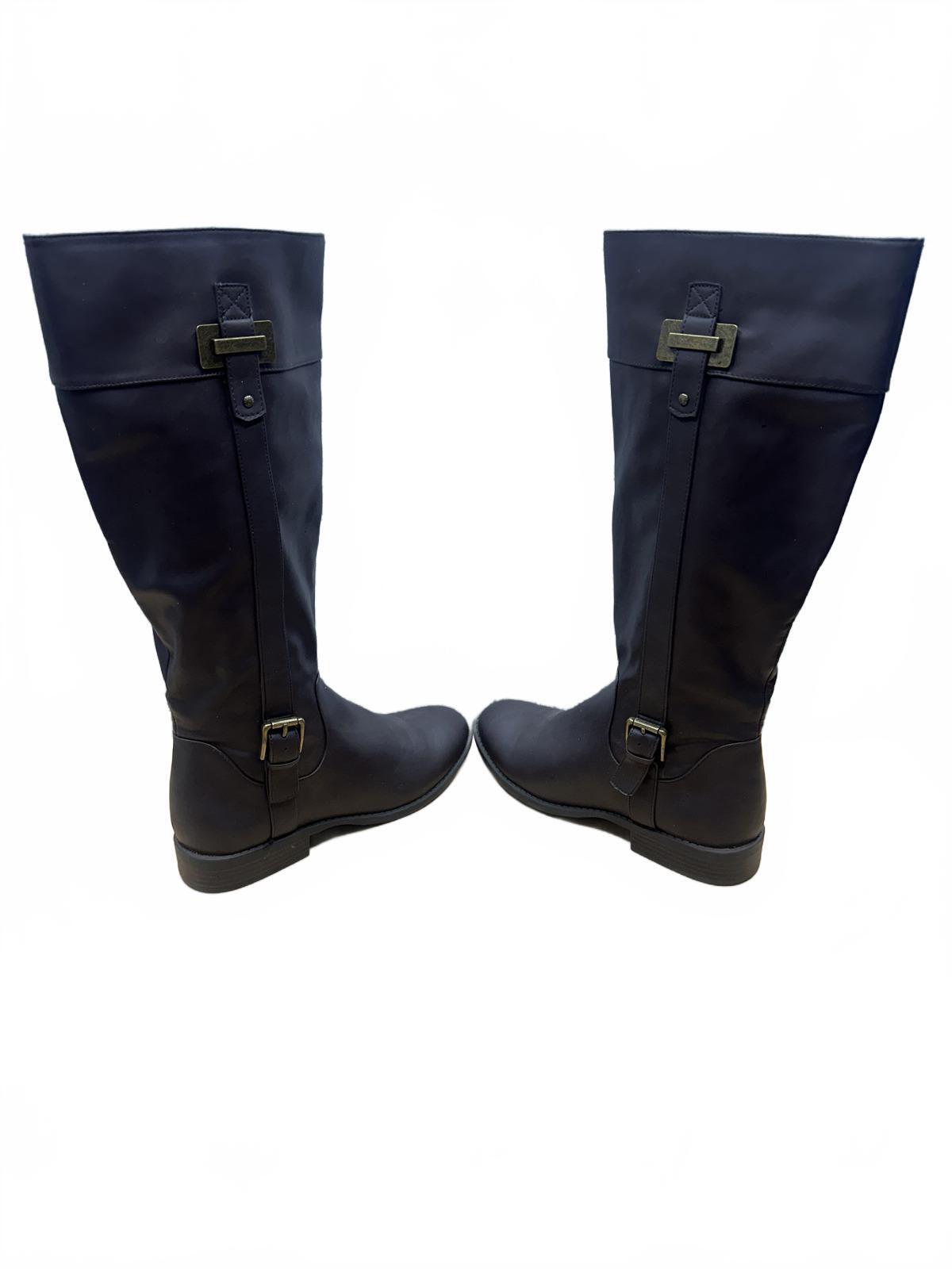 Classic Brown Riding Boots Knee High