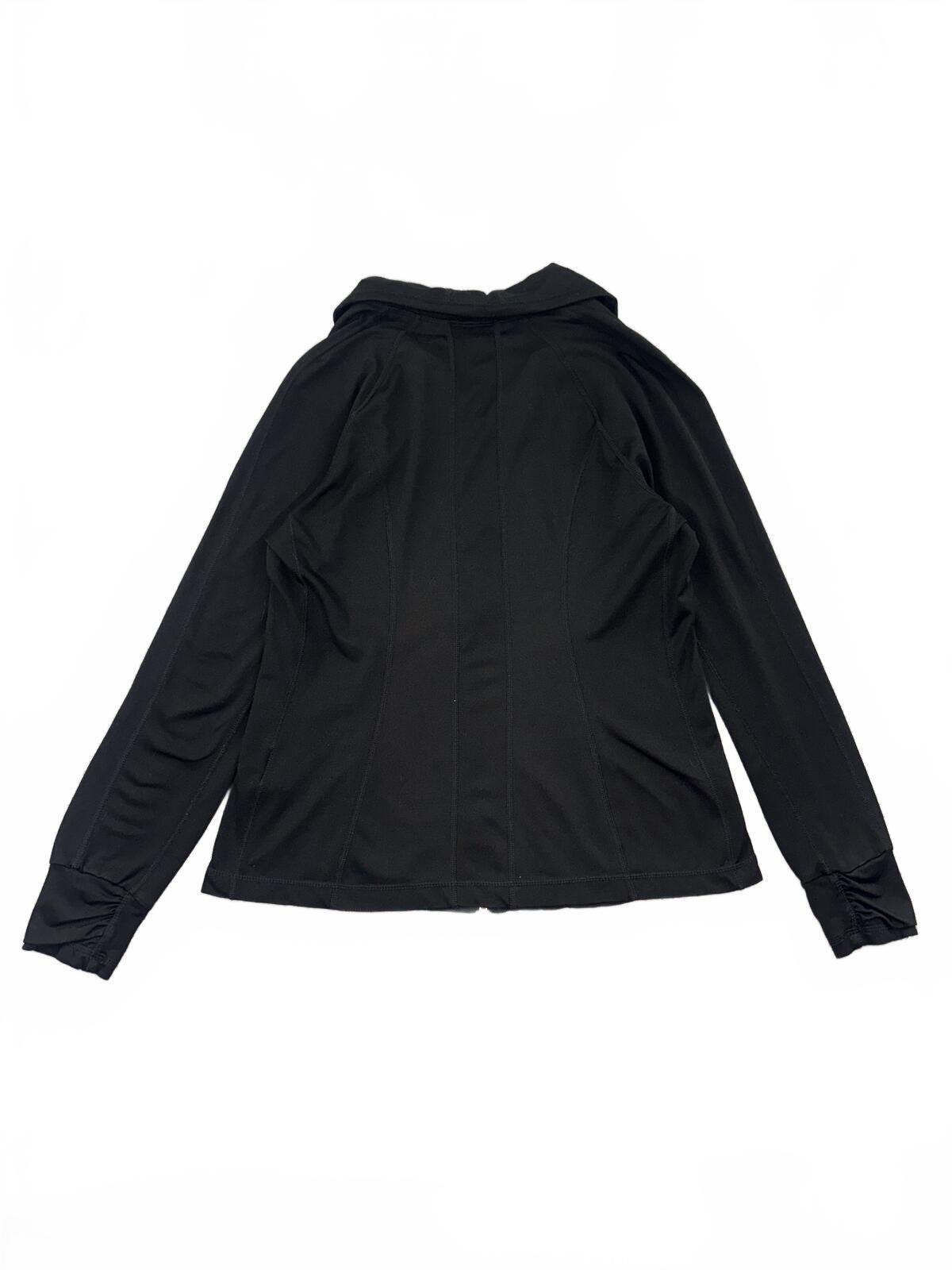 Tangerine Black Zip Front Athletic Jacket
