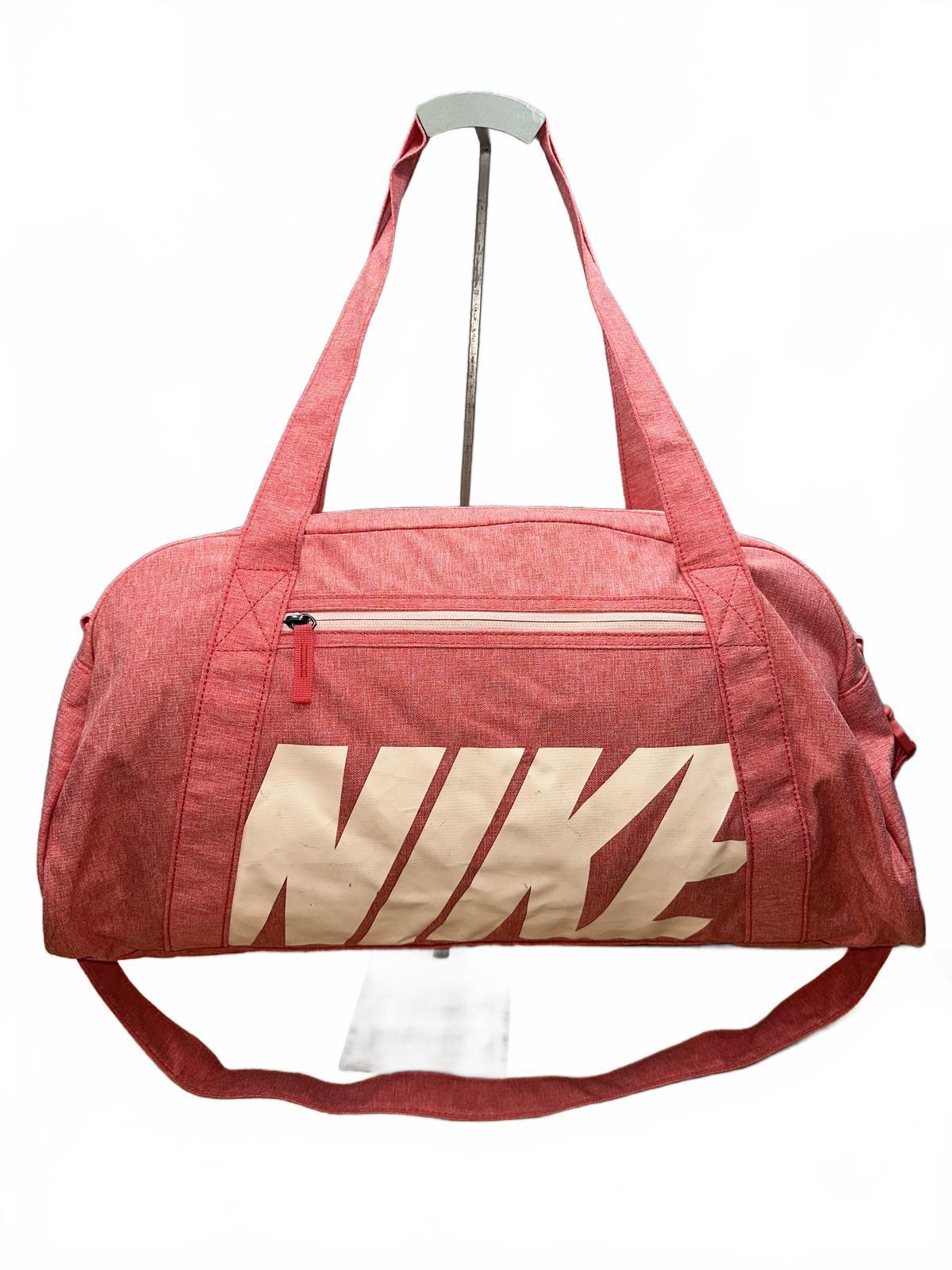 Nike Pink Duffel Bag Casual Sporty Athleisure Streetwear Travel Gym Bag