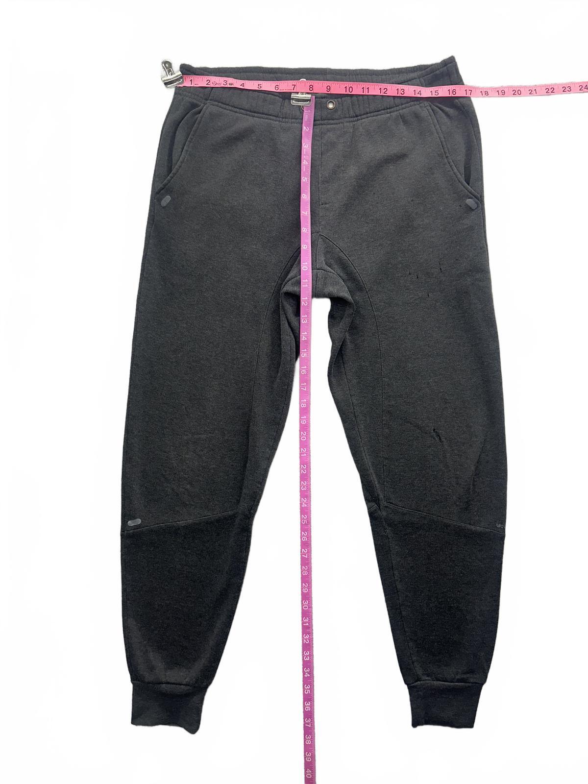 Cozy Black/ Dark Gray Jogger Sweatpants Casual Athleisure