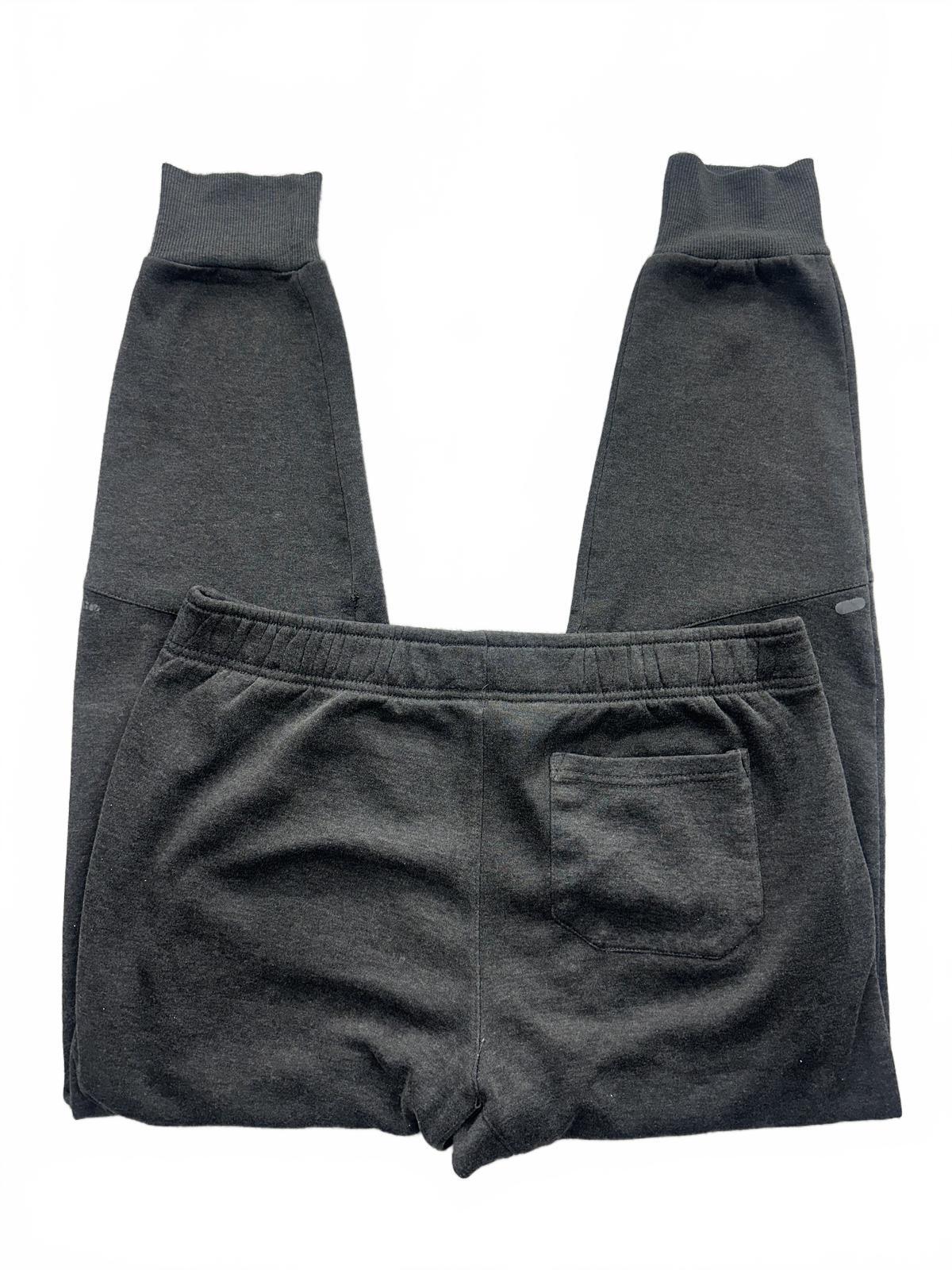 Cozy Black/ Dark Gray Jogger Sweatpants Casual Athleisure