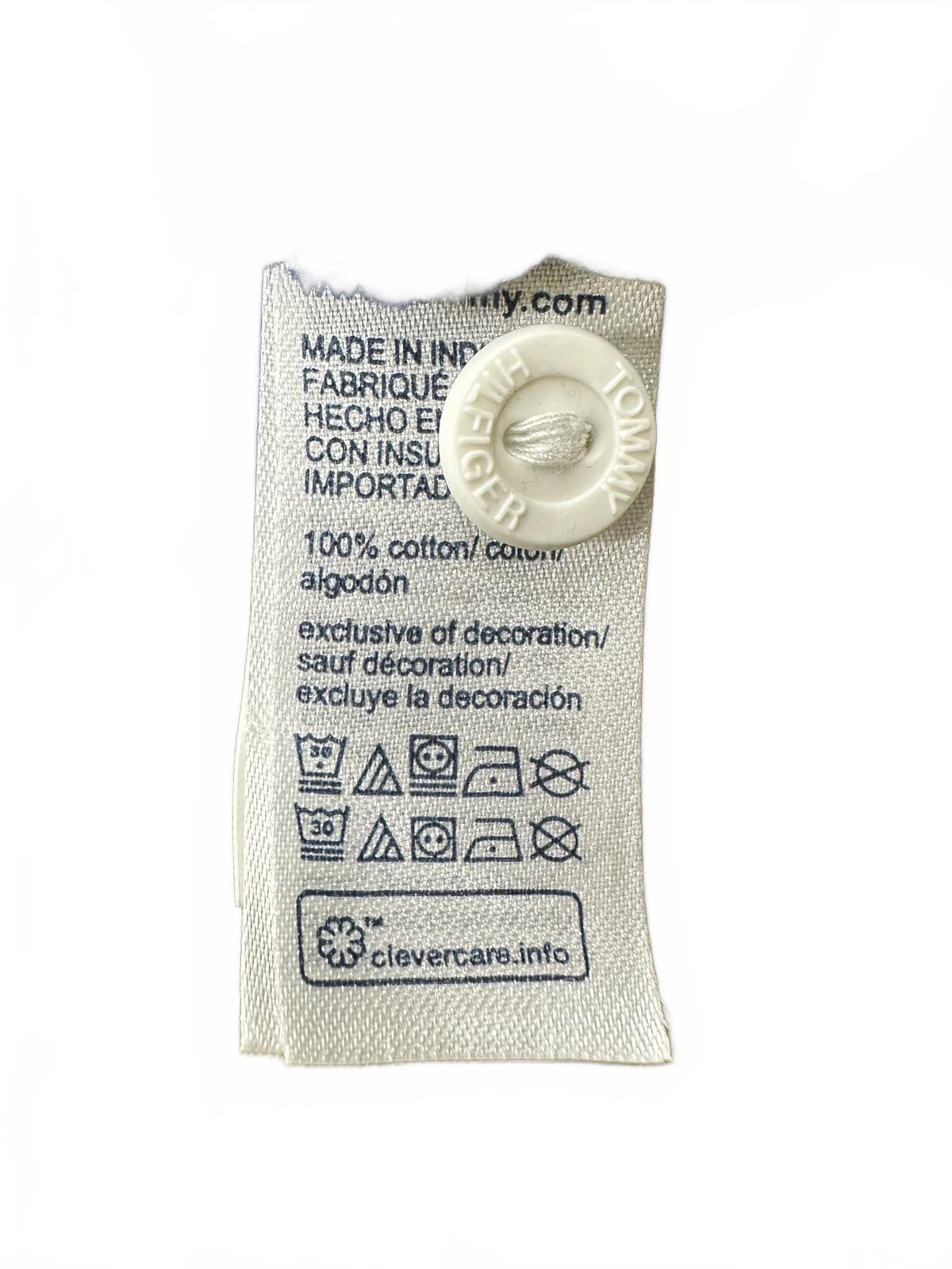 Tommy Hilfiger Classic Preppy Rugby Shirt in Blue and Olive Green Stripes