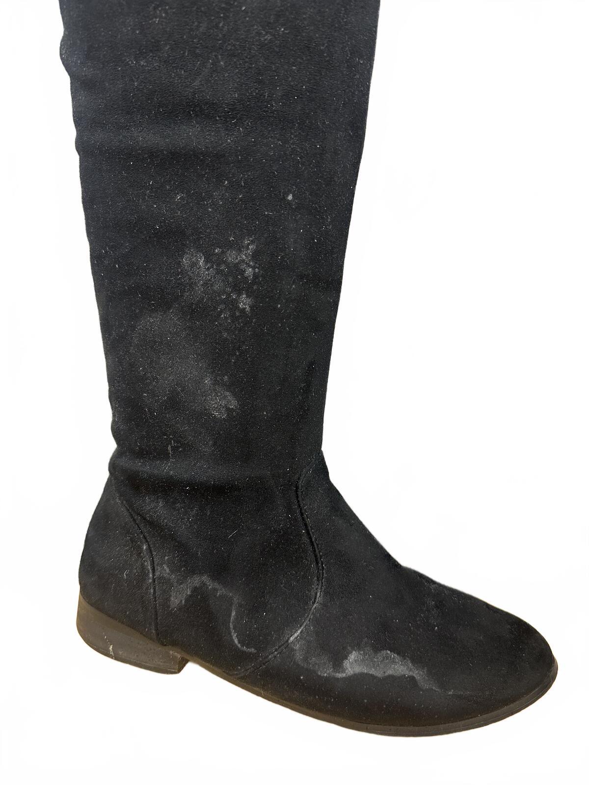 TALY  Black Studded Tall Boots