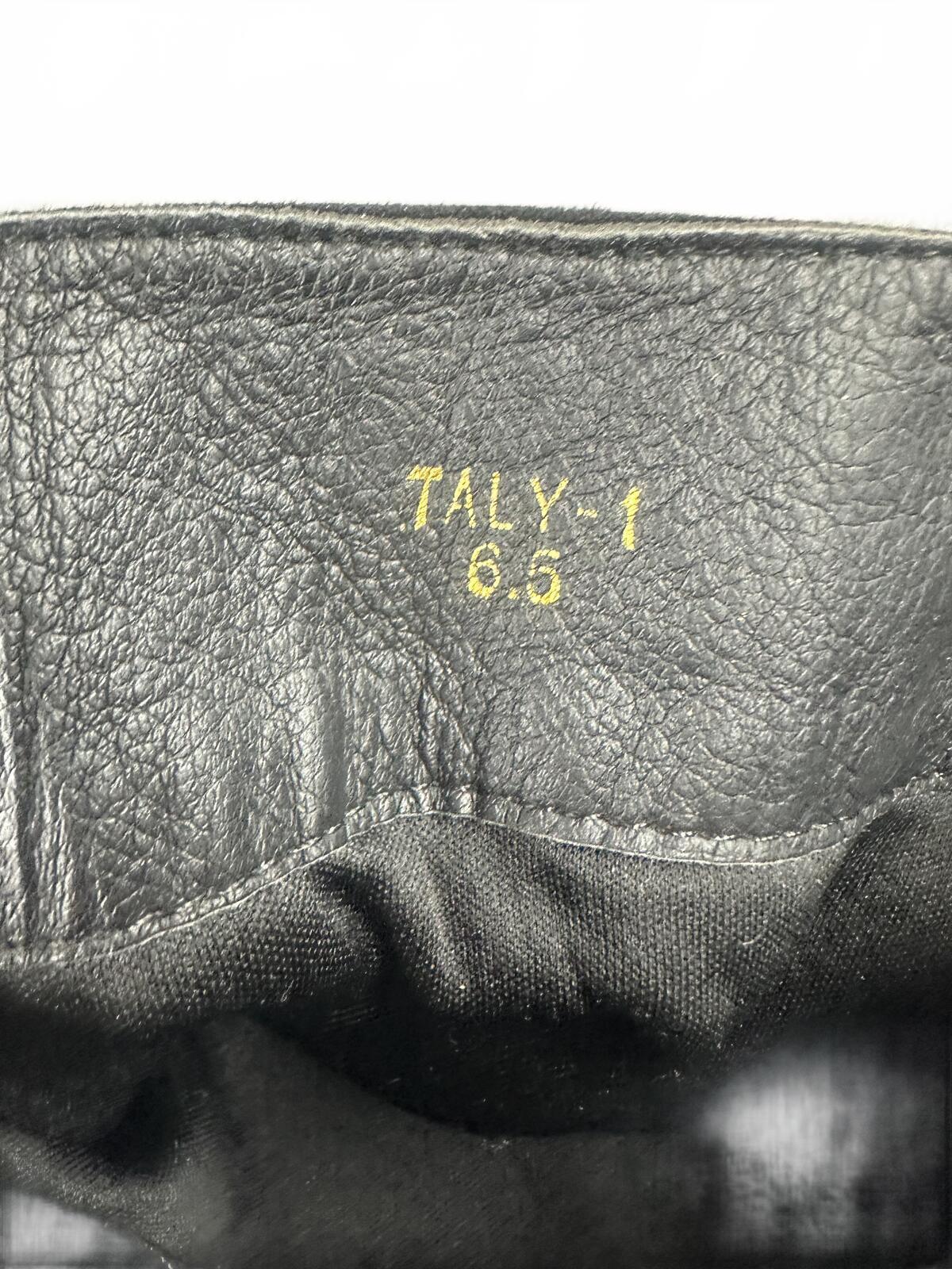 TALY  Black Studded Tall Boots