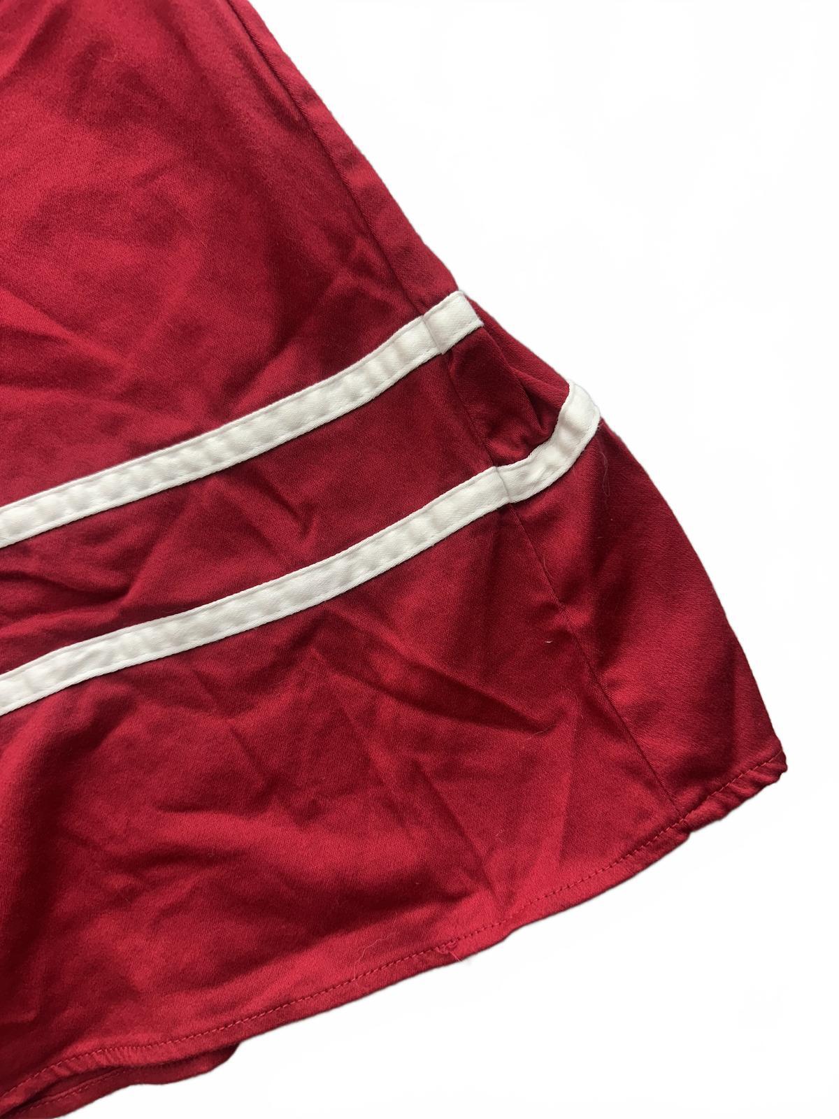 Torrid Vintage Inspired Red A Line Skirt with Nautical White Button and Stripe