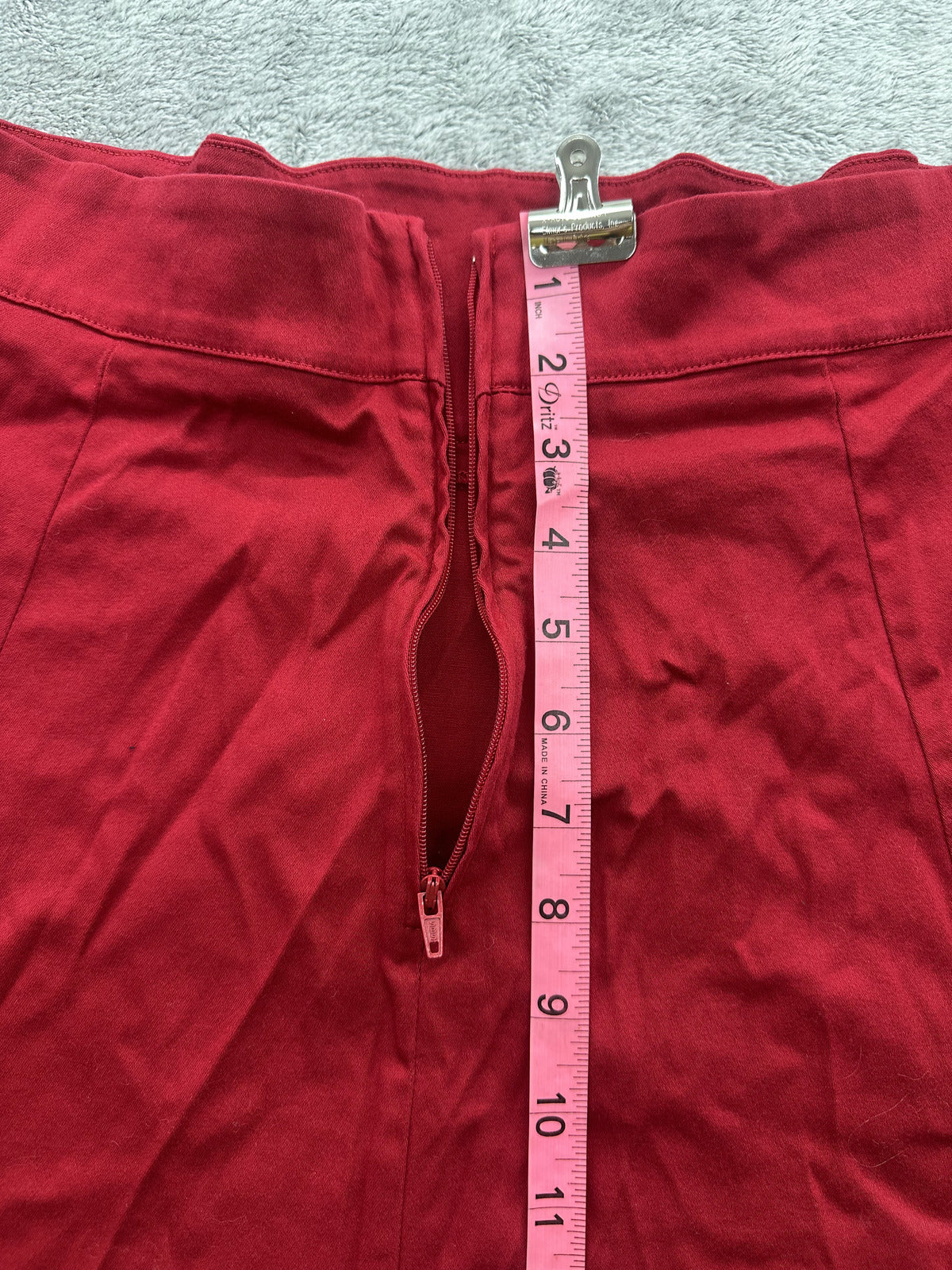 Torrid Vintage Inspired Red A Line Skirt with Nautical White Button and Stripe