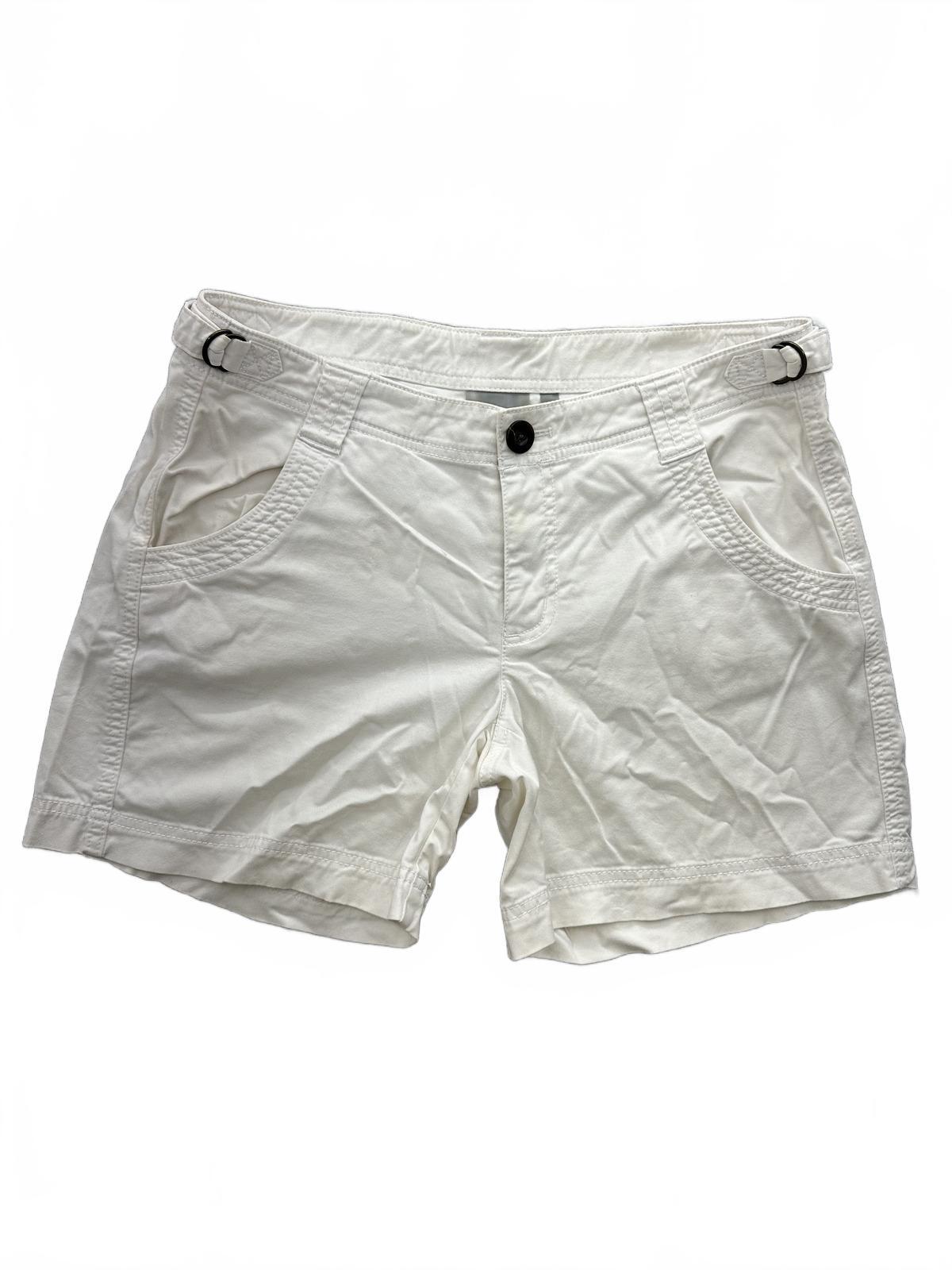 Athleta White Casual Adjustable Waist Shorts