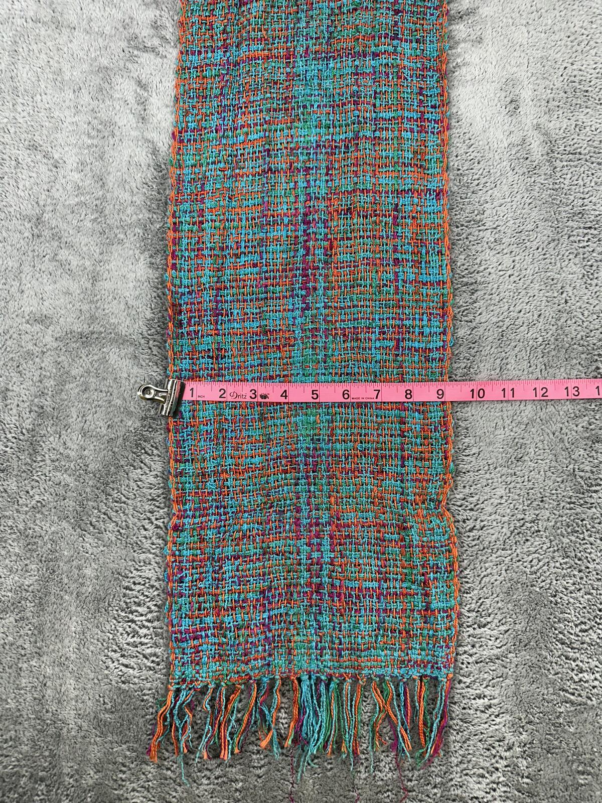 Multicolor Woven Scarf Wrap