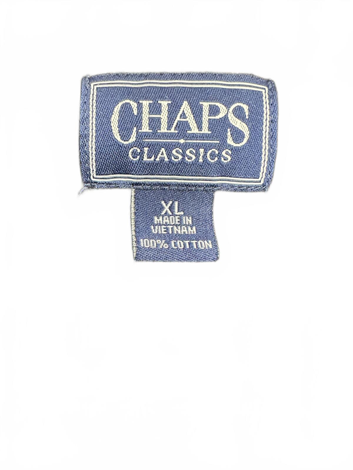Chaps Classics Black Cotton Button Front Cardigan Minimalist Preppy Office
