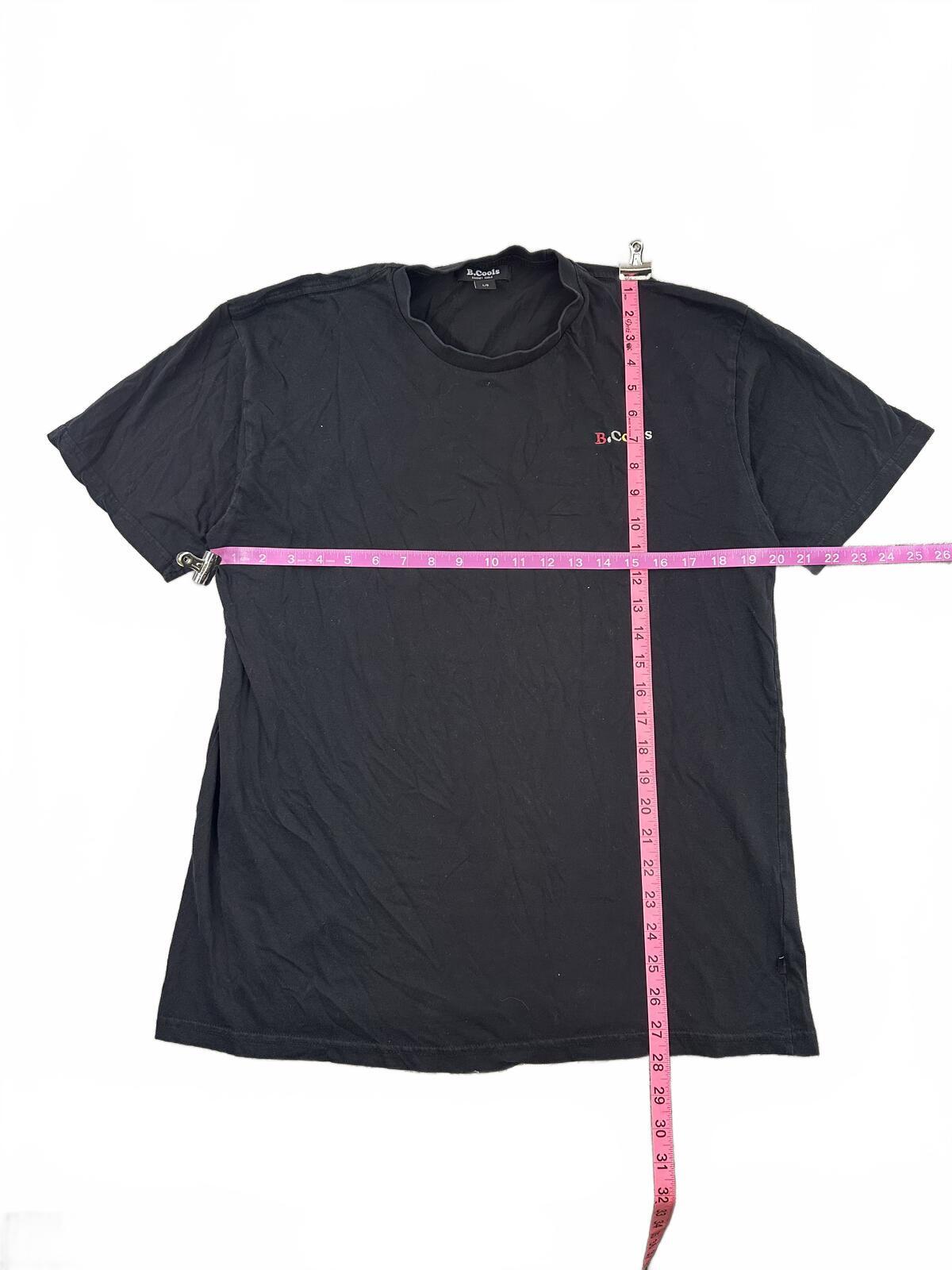 Barney Cools Black Embroidered Logo T Shirt Y2K Streetwear Cotton Tee