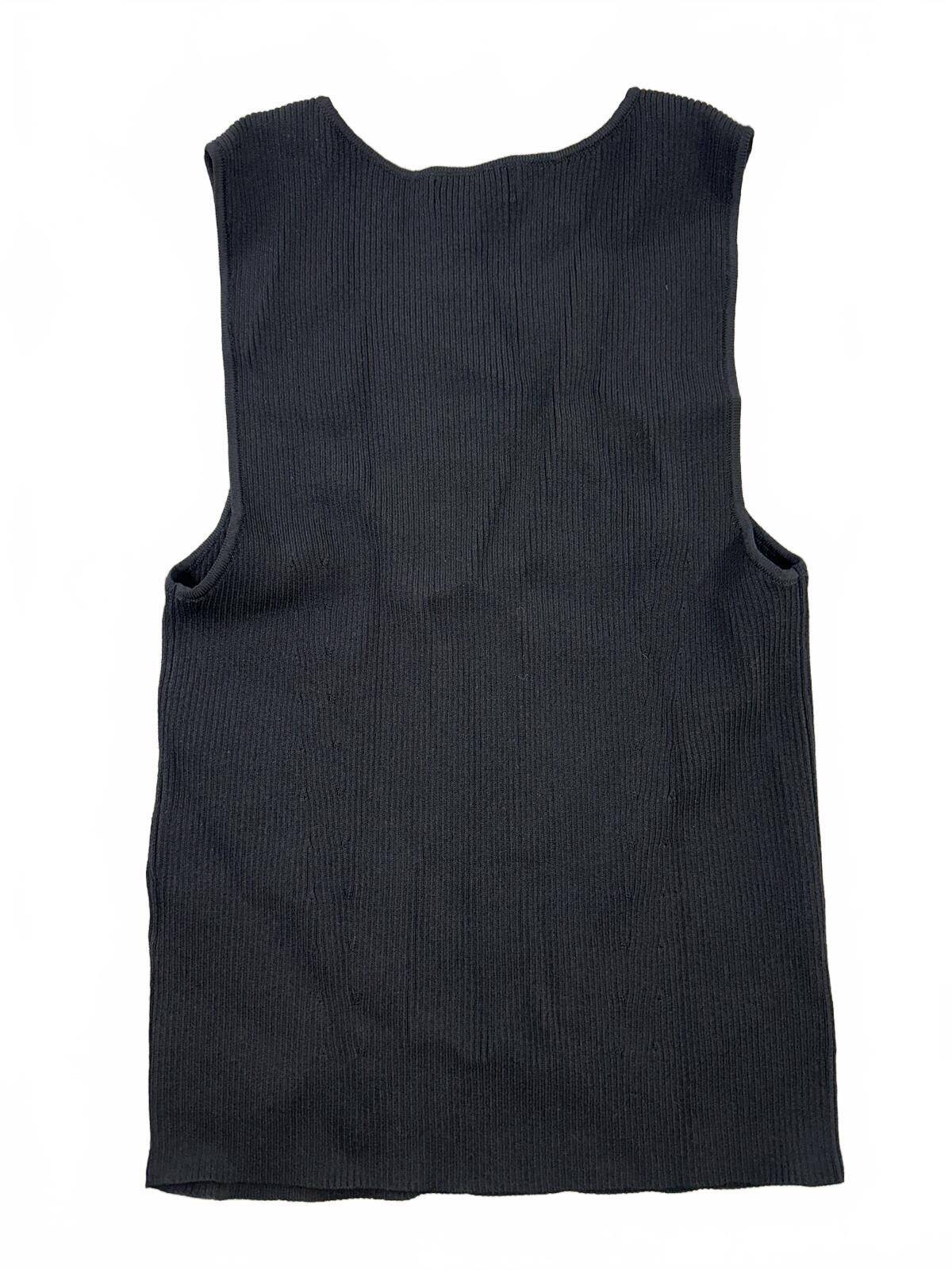 Weekend Los Angeles Black Ribbed Sleeveless Tank Top