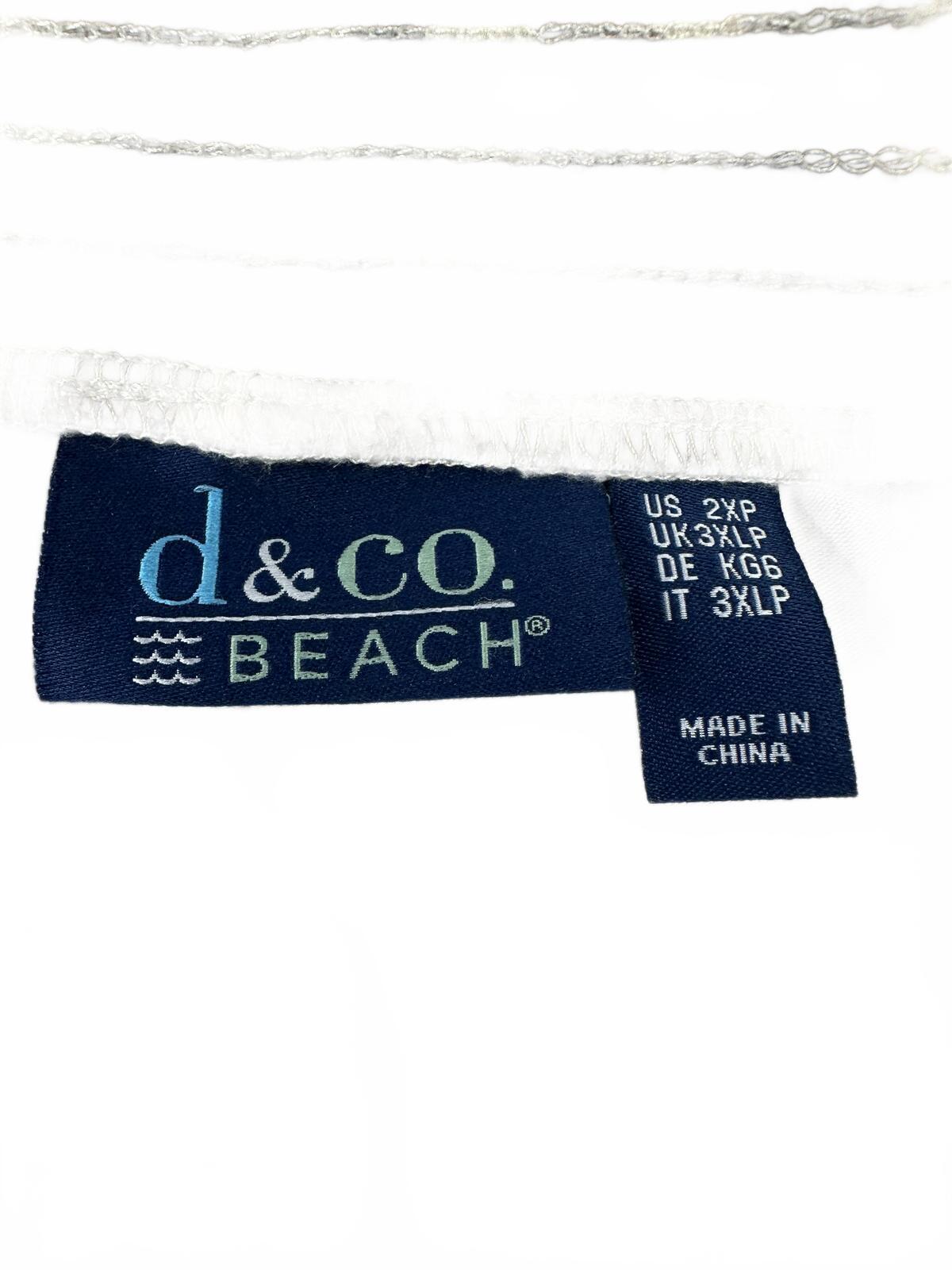d&co Beach Y2K Tie Dye Cropped Capri Pants Boho Summer Resortwear