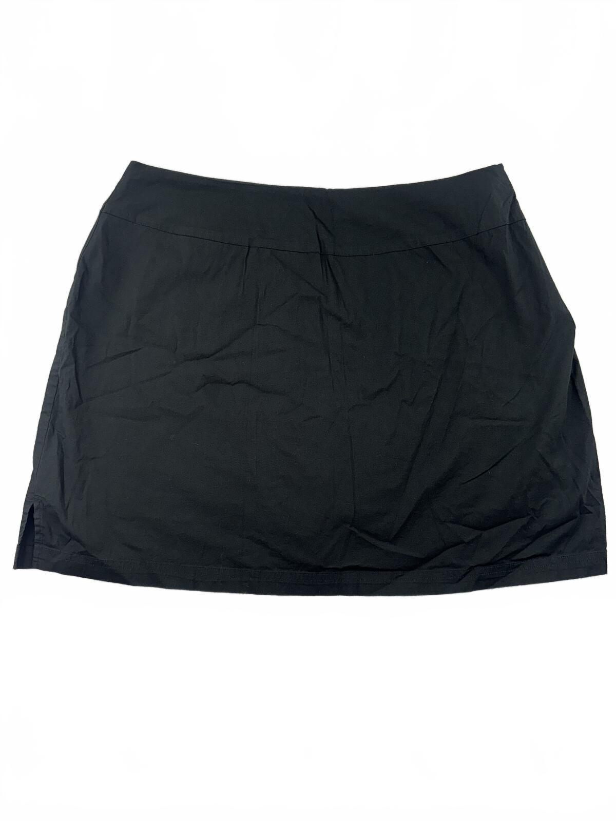 Sahalie Black Skort with Built In Shorts Y2K Sporty Athleisure Activewear