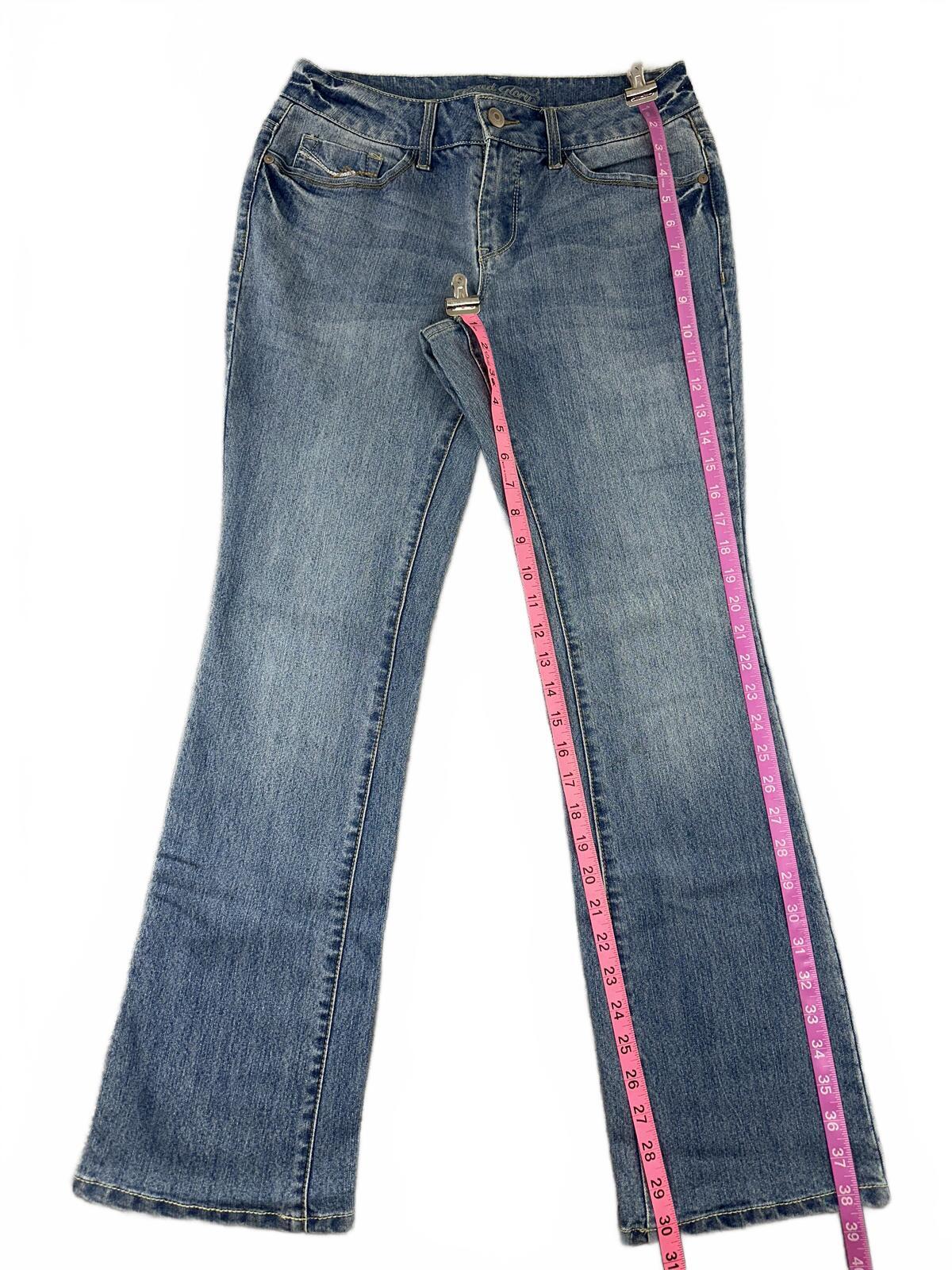 Faded Glory Boot Cut Denim Jeans Y2K Vintage Inspired Flared Leg