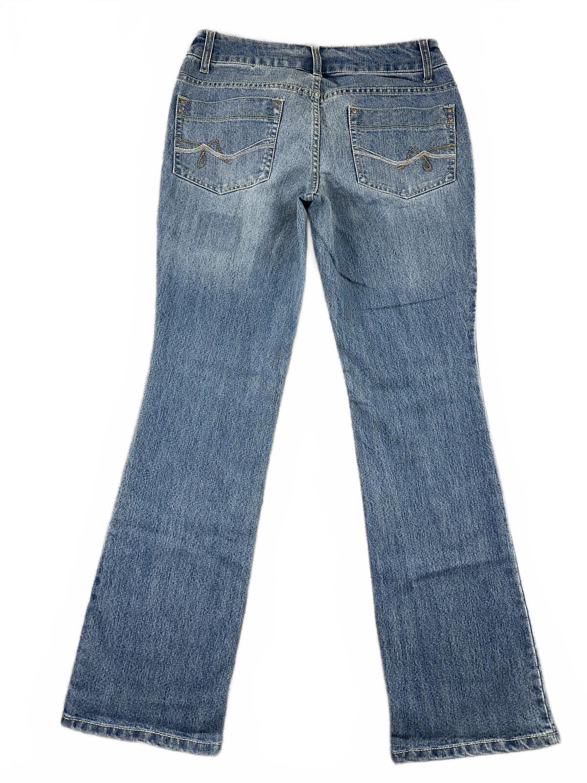 Faded Glory Boot Cut Denim Jeans Y2K Vintage Inspired Flared Leg