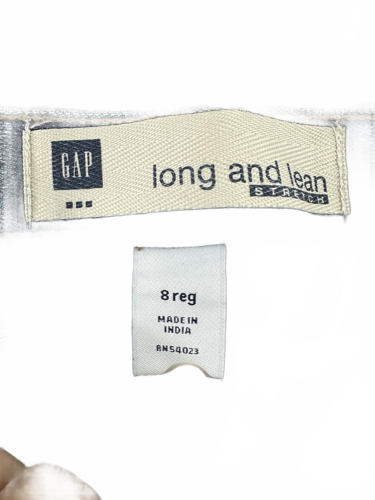 Gap Long and Lean Stretch Bootcut Jeans Blue Denim Y2K