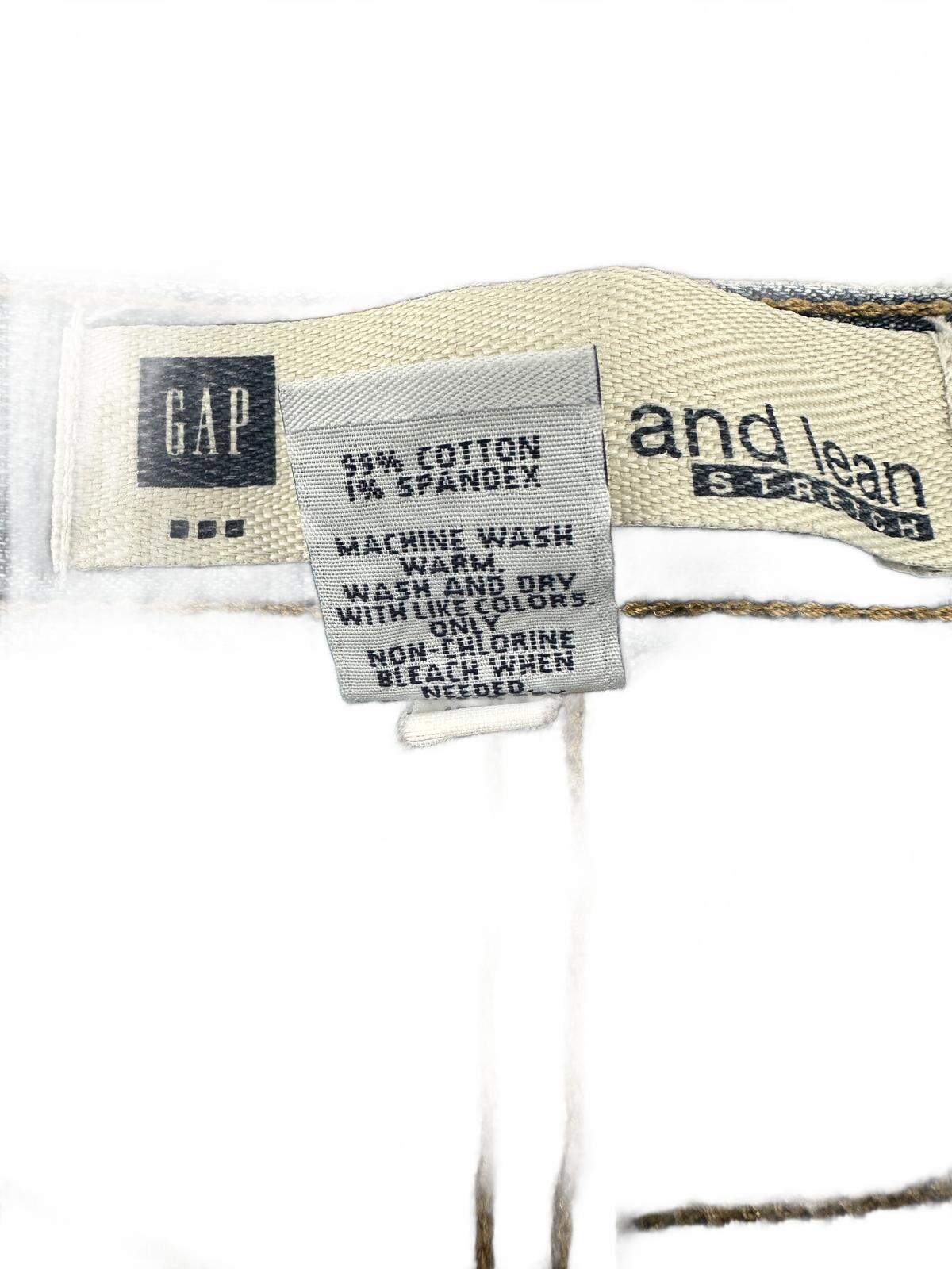 Gap Long and Lean Stretch Bootcut Jeans Blue Denim Y2K