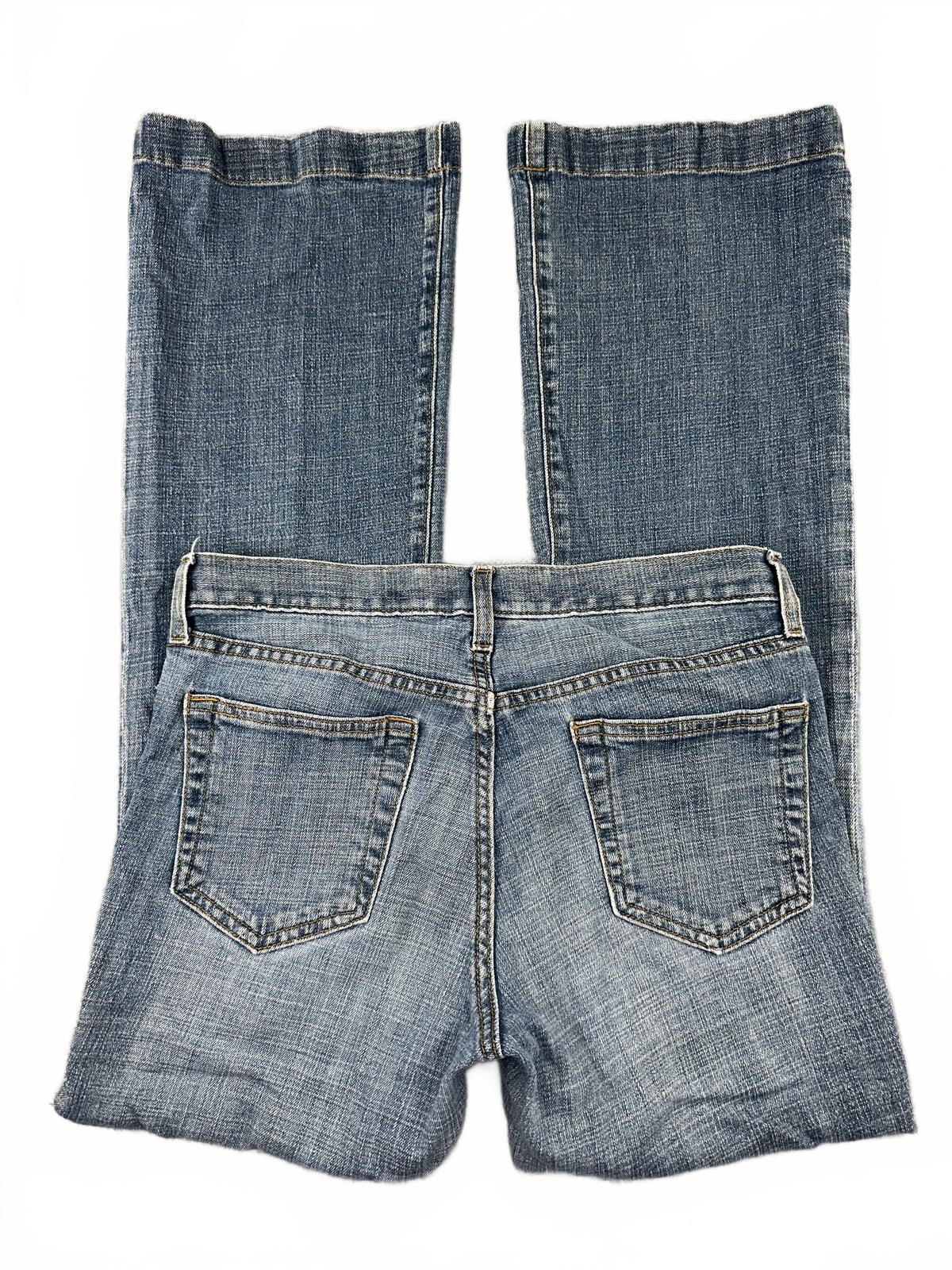Gap Long and Lean Stretch Bootcut Jeans Blue Denim Y2K