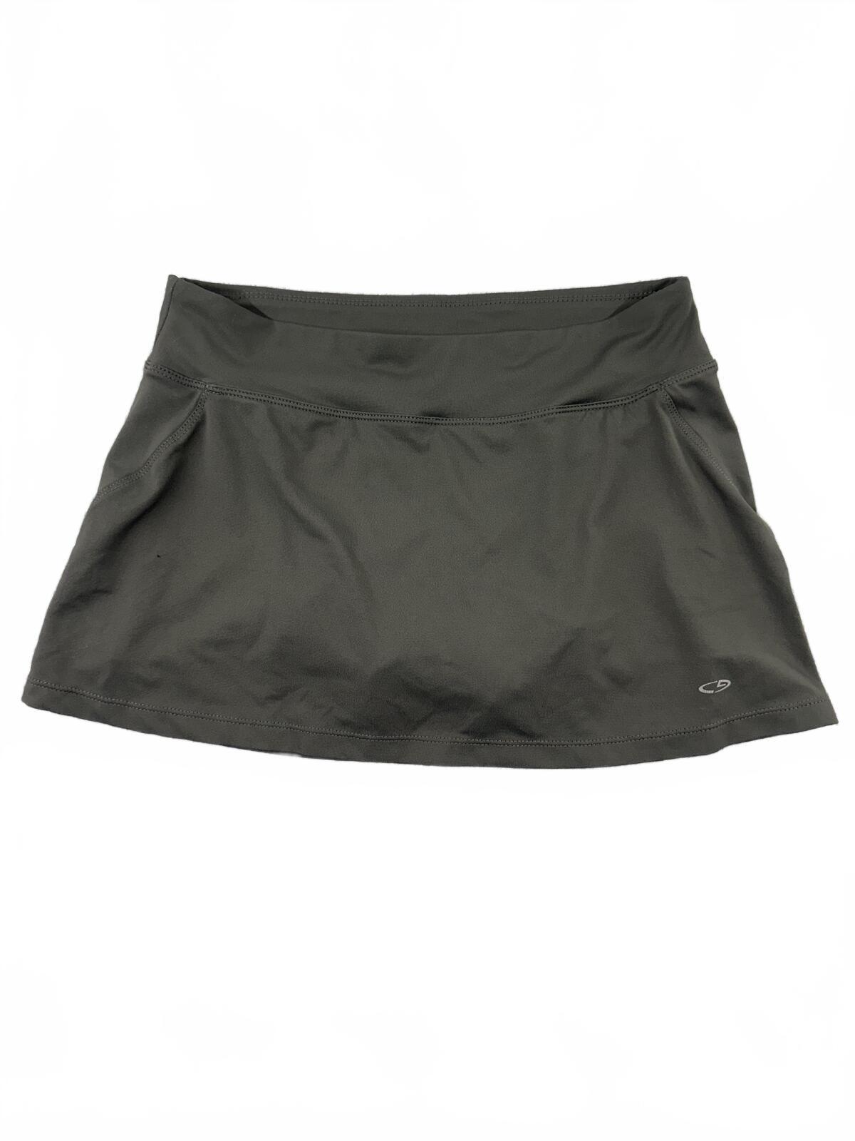Champion Y2K Sporty Athleisure Skort in Dark Charcoal Gray