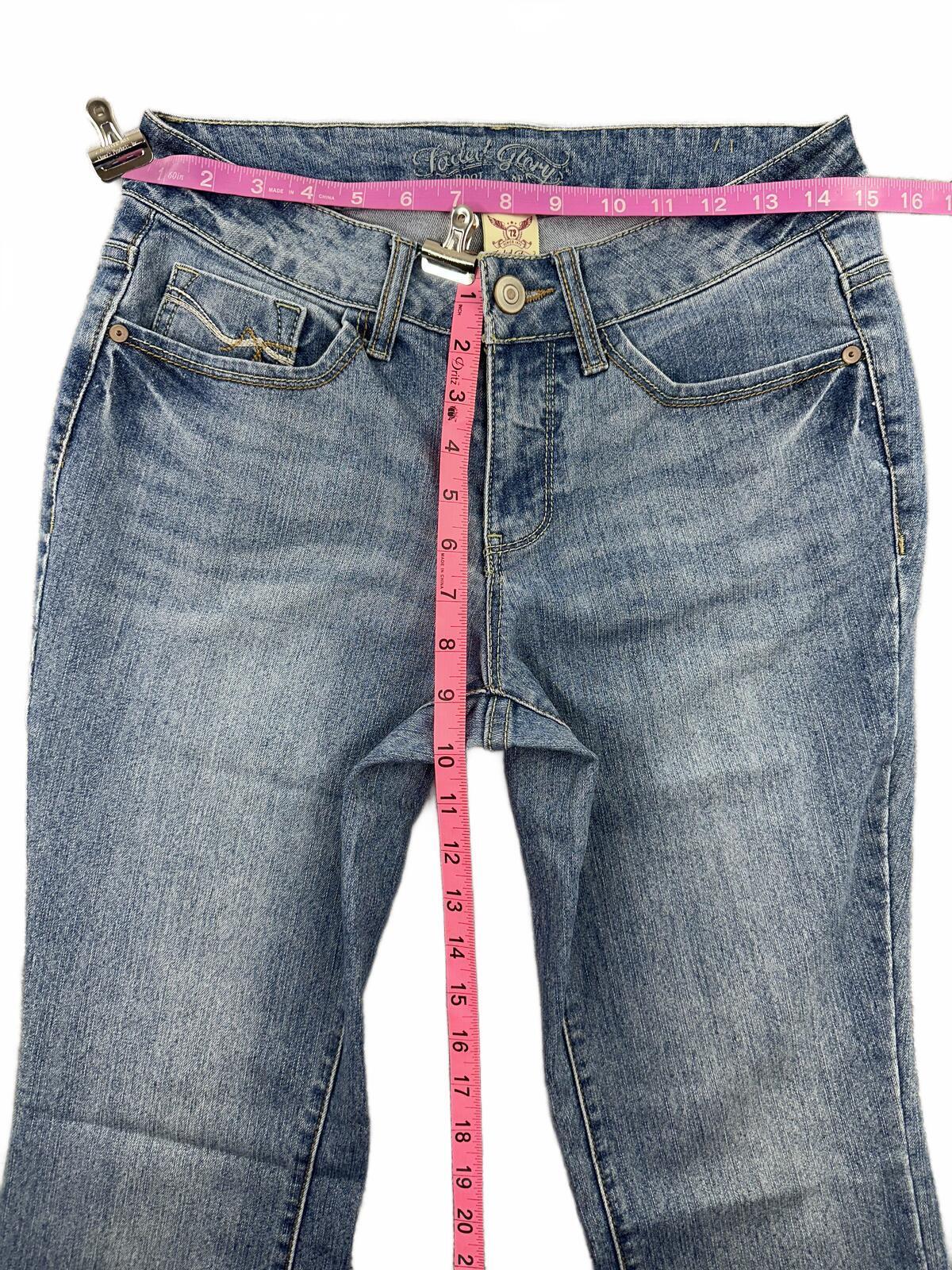 Faded Glory Y2K Boot Cut Jeans Light Wash Denim Vintage Retro
