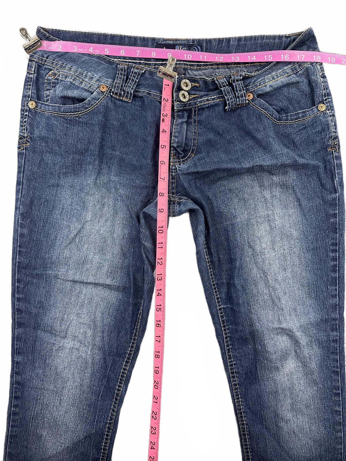 Angels Y2K Vintage Wash Denim Jeans Classic Five Pocket