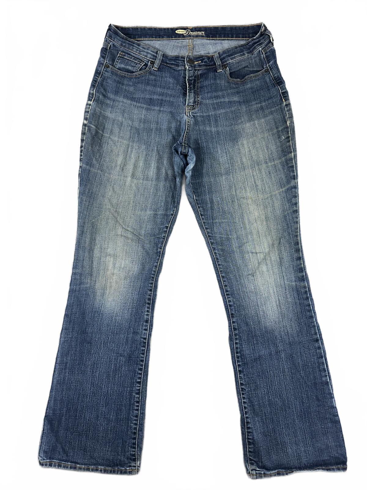 Old Navy The Dreamer Mid Rise Bootcut Jeans Blue Wash Y2K 90s