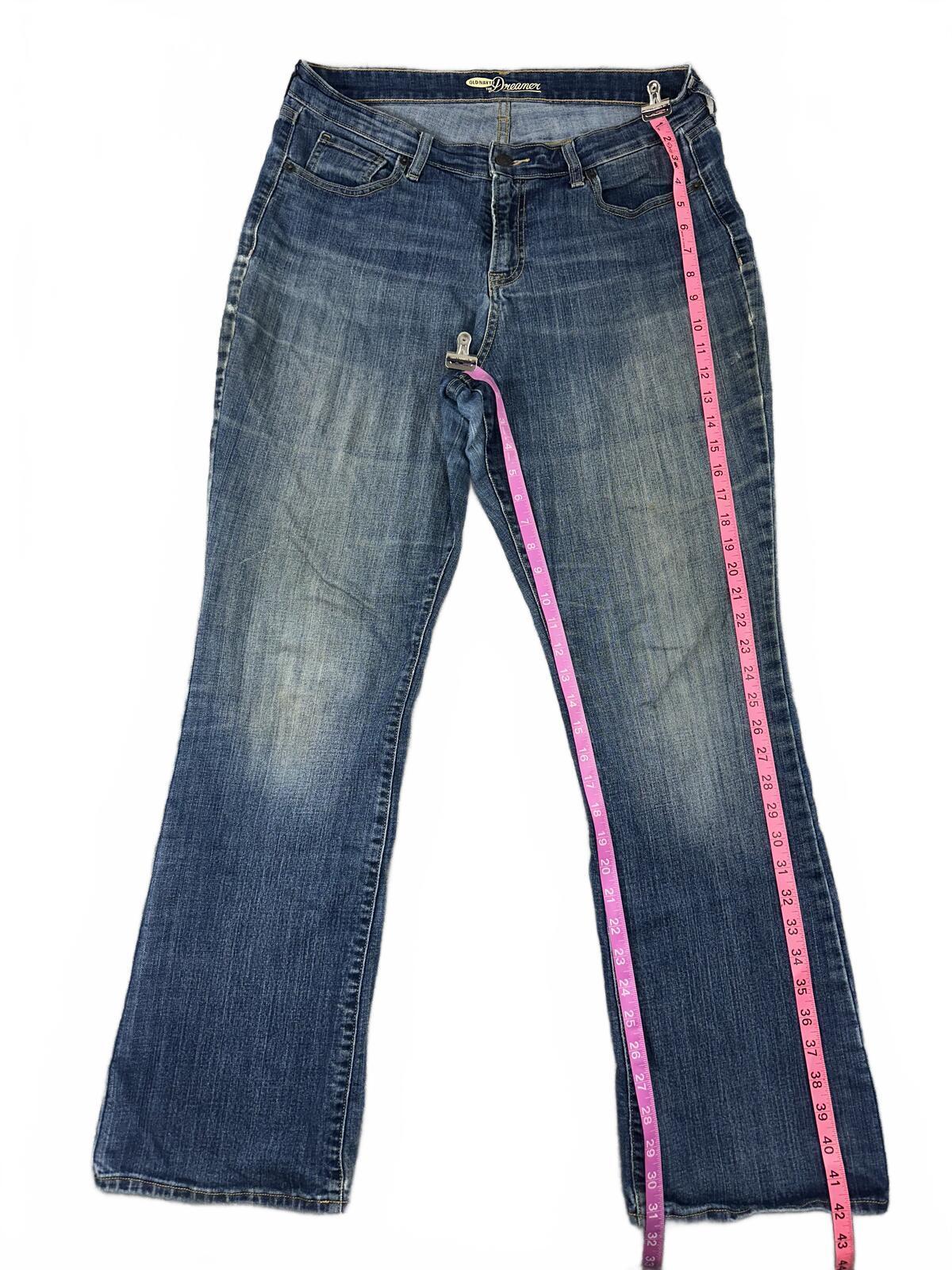 Old Navy The Dreamer Mid Rise Bootcut Jeans Blue Wash Y2K 90s