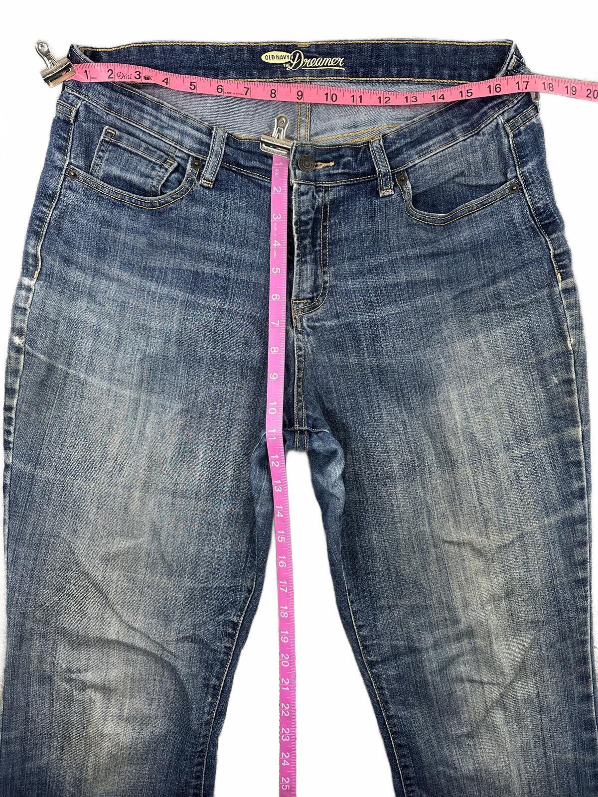 Old Navy The Dreamer Mid Rise Bootcut Jeans Blue Wash Y2K 90s
