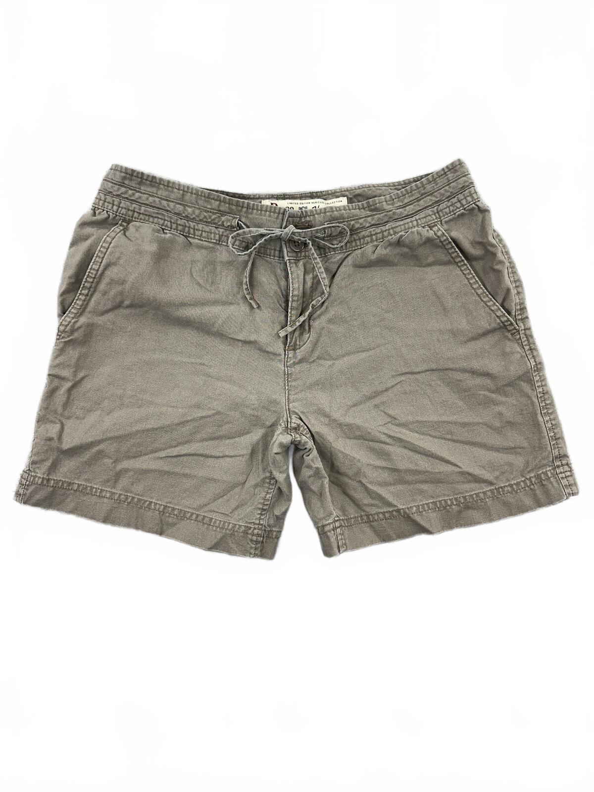 G.H. Bass & Co. Heritage Linen Cotton Shorts Casual Y2K Vintage Inspired