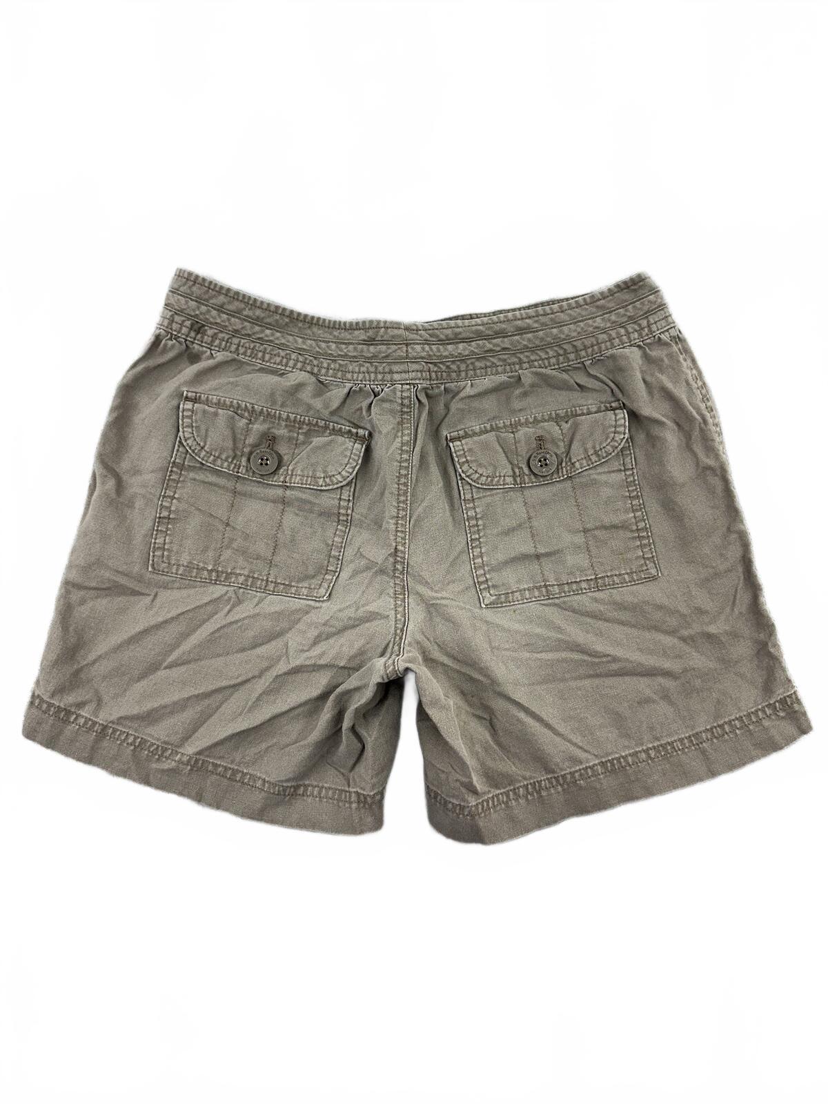 G.H. Bass & Co. Heritage Linen Cotton Shorts Casual Y2K Vintage Inspired