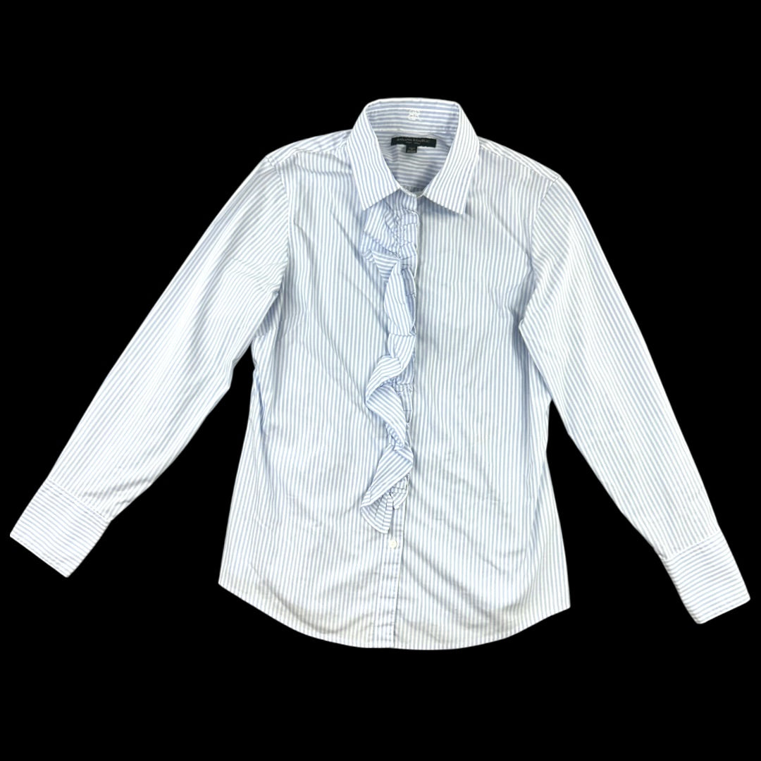 Banana Republic Riley Tailored Ruffle Button Down