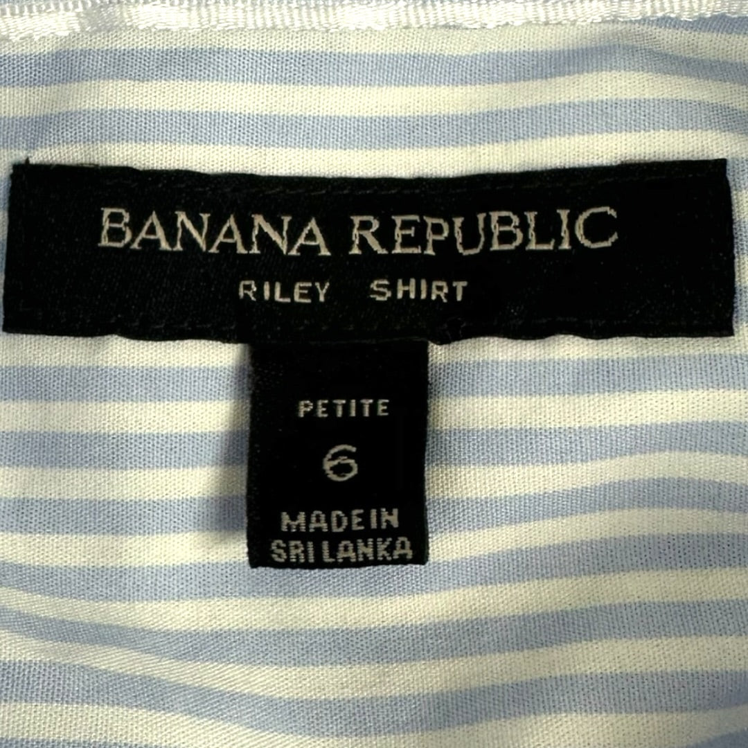 Banana Republic Riley Tailored Ruffle Button Down