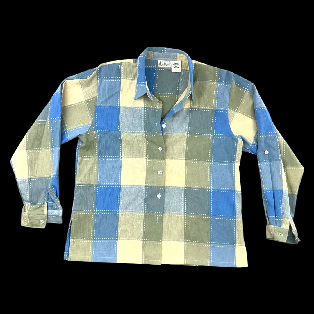 Vintage Koret Plaid Button Down