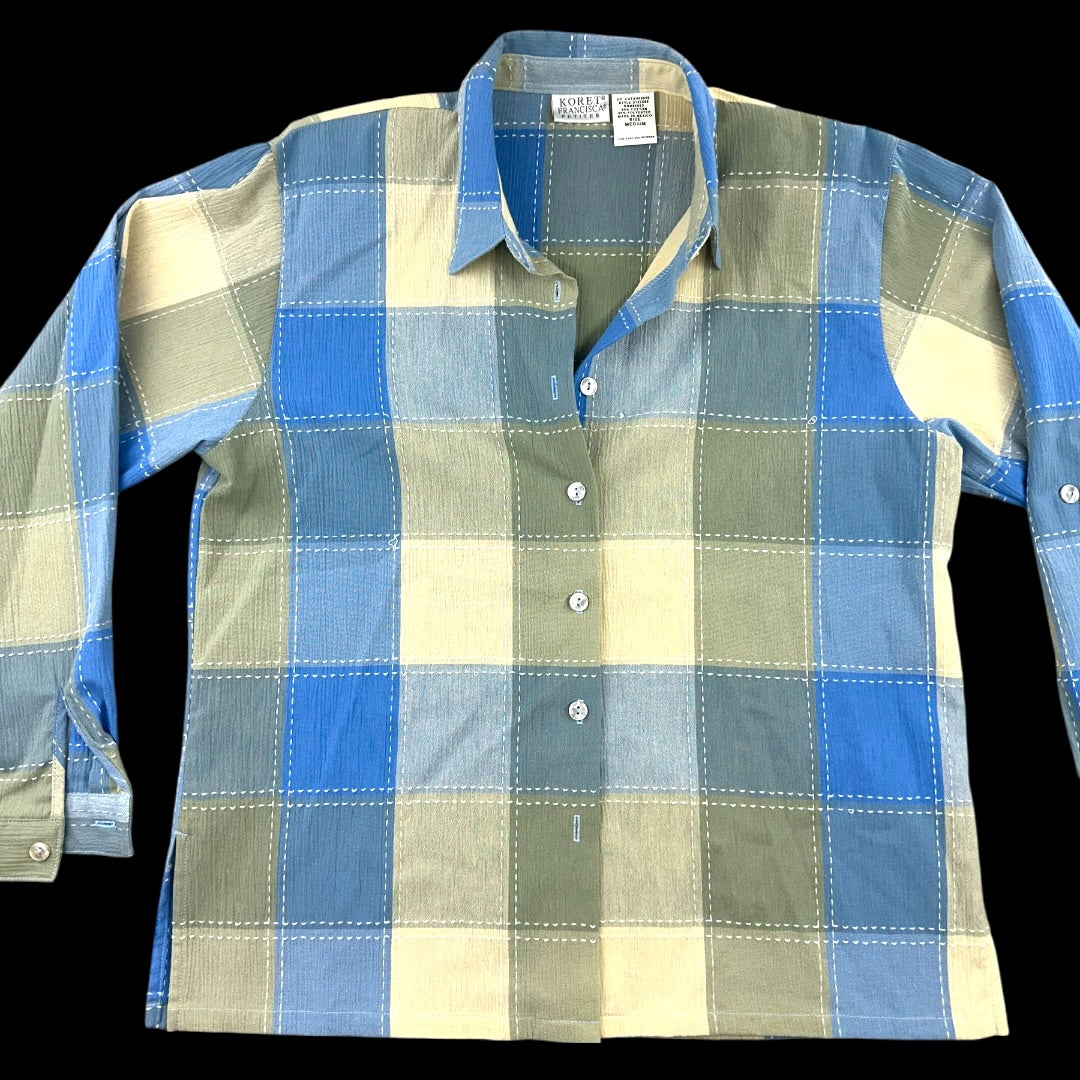 Vintage Koret Plaid Button Down