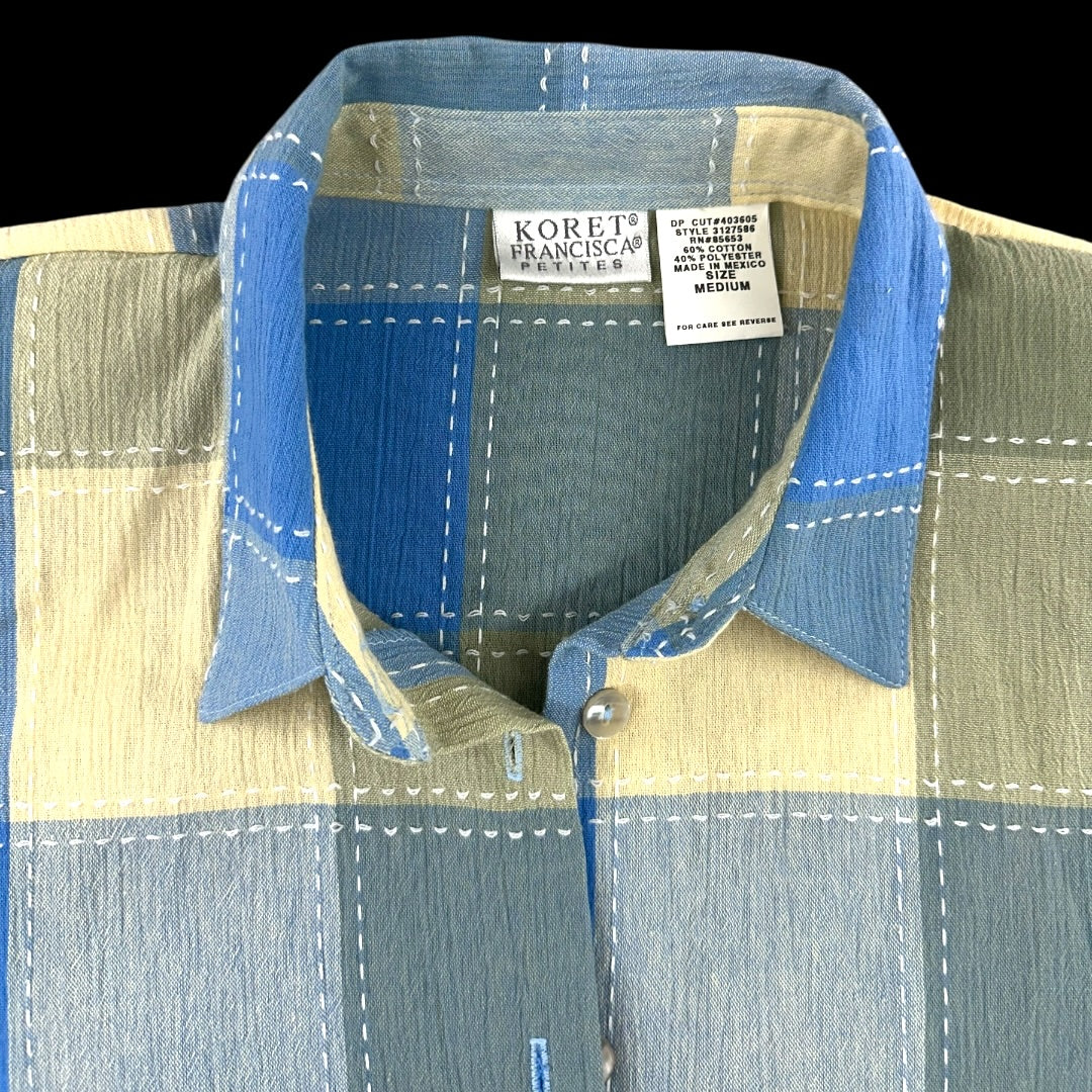 Vintage Koret Plaid Button Down