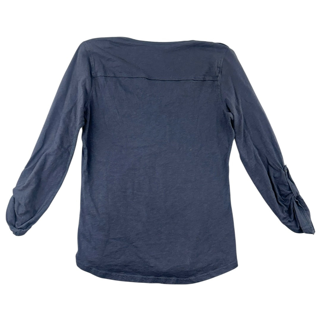 Navy Blue Long Sleeve Shirt