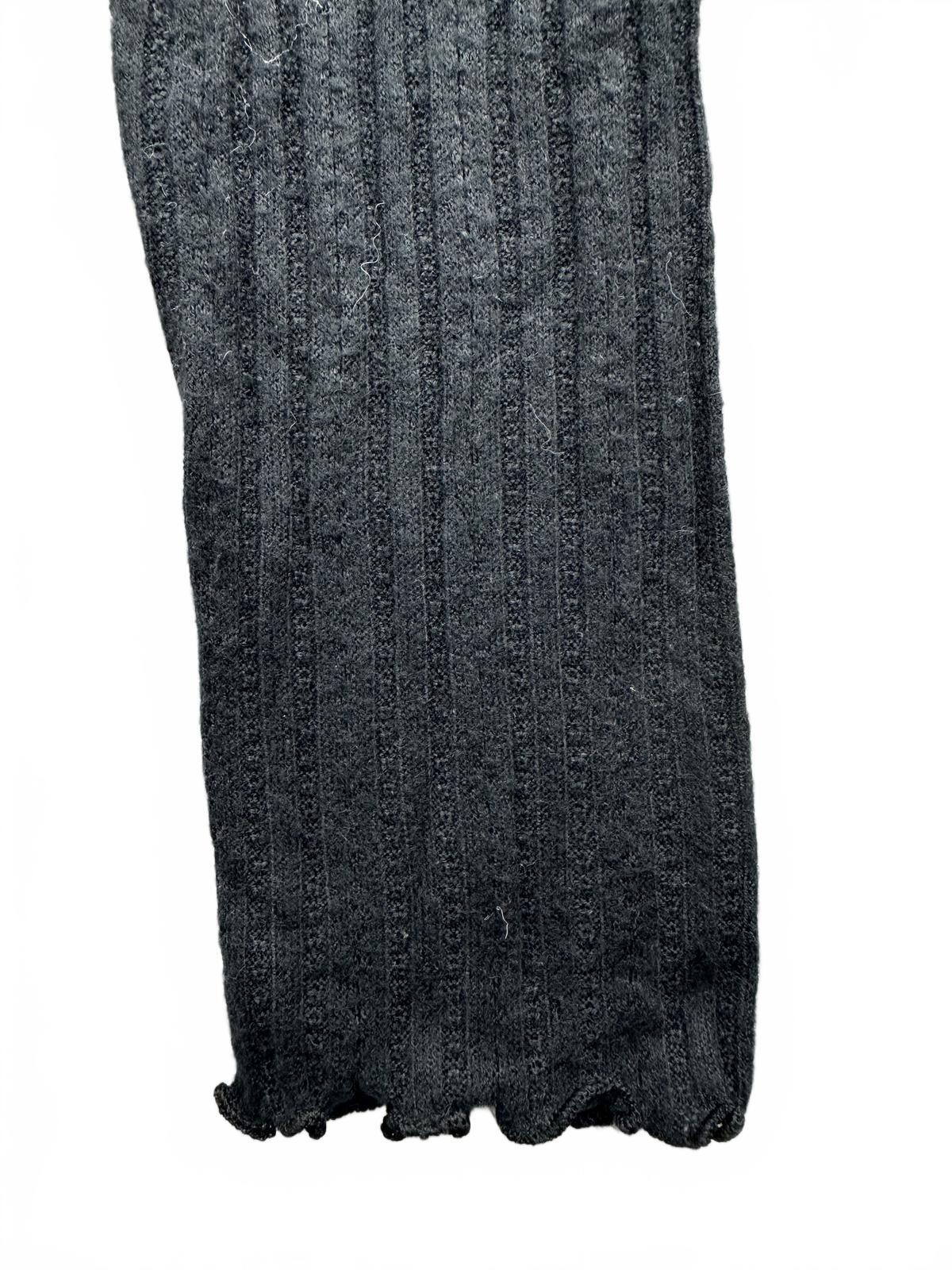 Aéropostale Black Ribbed Tie Front Cropped Cardigan