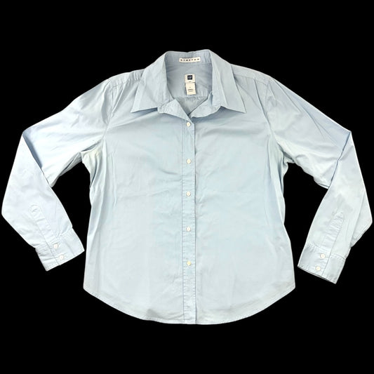 Gap Stretch Light Blue Button Down Shirt