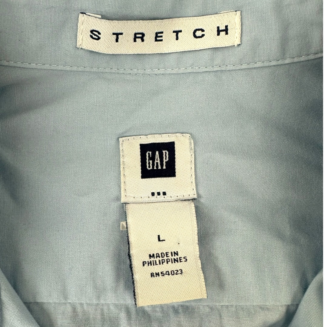 Gap Stretch Light Blue Button Down Shirt