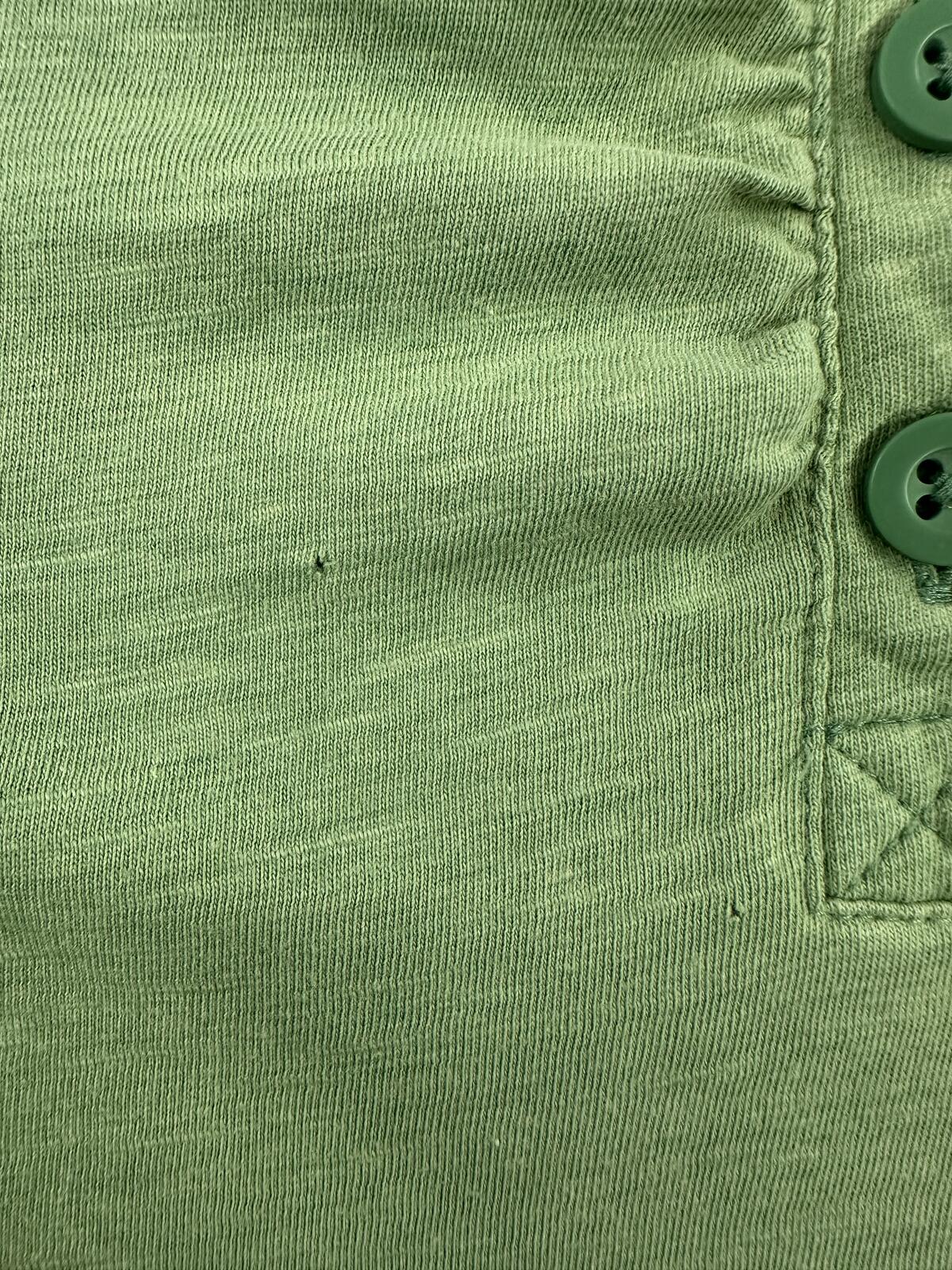 Sonoma Life Style Green Short Sleeve Henley Tee Y2K Fairycore Casual