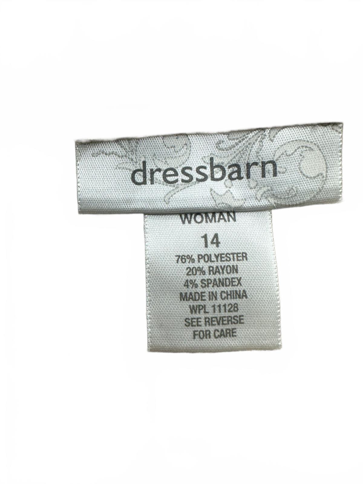 dressbarn Beige Flared Midi Skirt Classic Casual Chic Everyday Wear