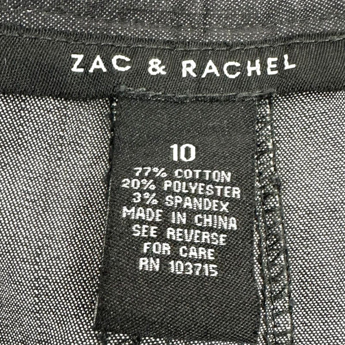 Zac & Rachel 90s Minimalist Dark Academia Charcoal Gored Midi Skirt