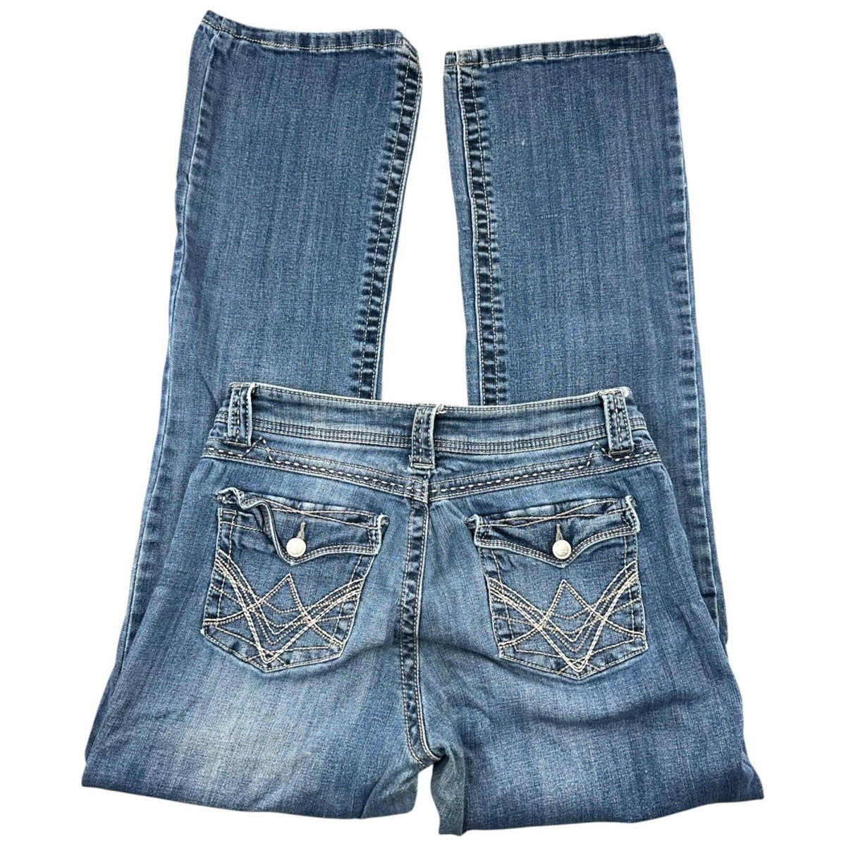 Lee Y2K Mid Rise Bootcut Jeans with Embroidered Back Pockets