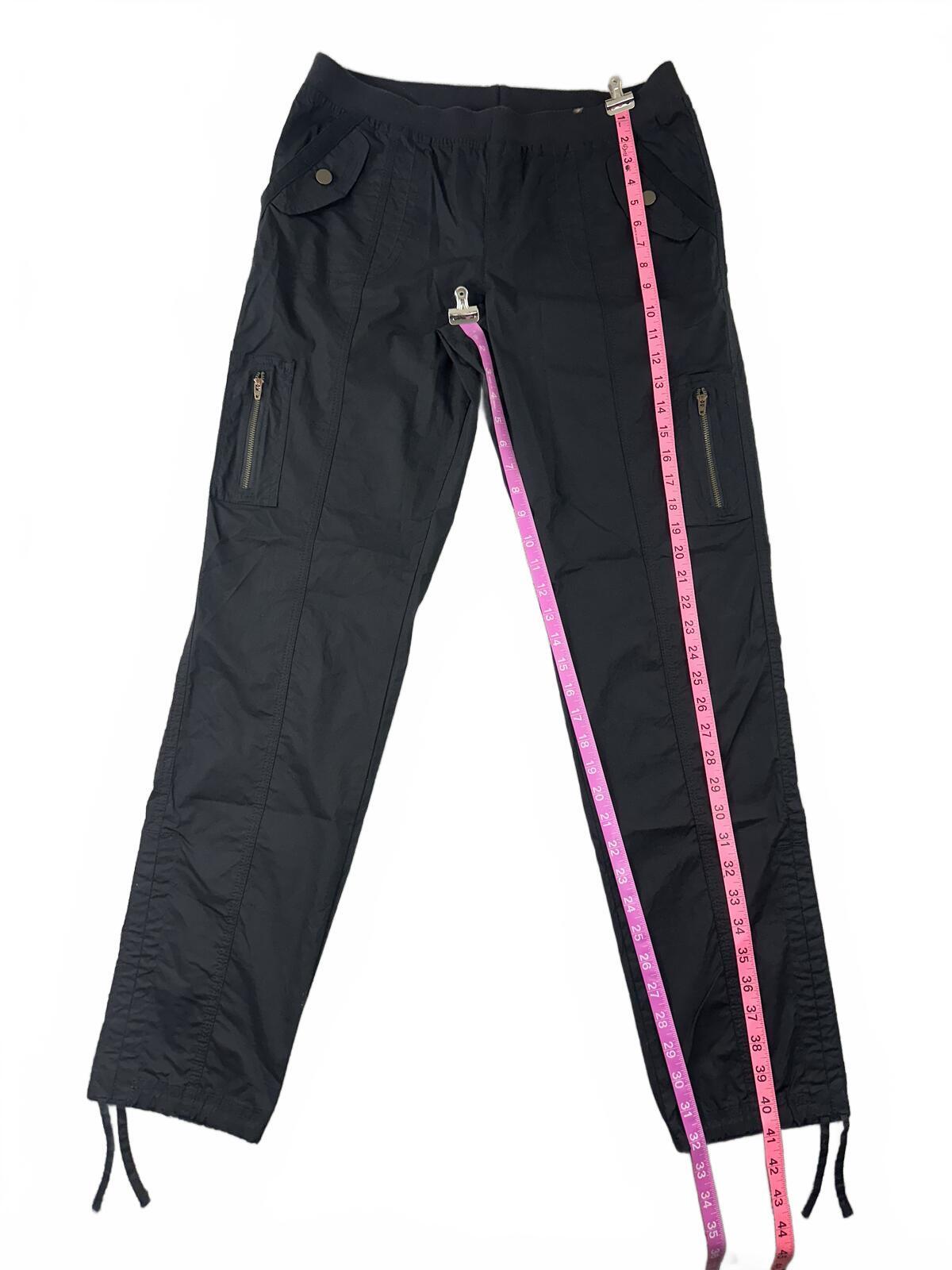 NWT Boston Proper So Easy Cargo Pants Black Y2K Utility Streetwear Drawcord