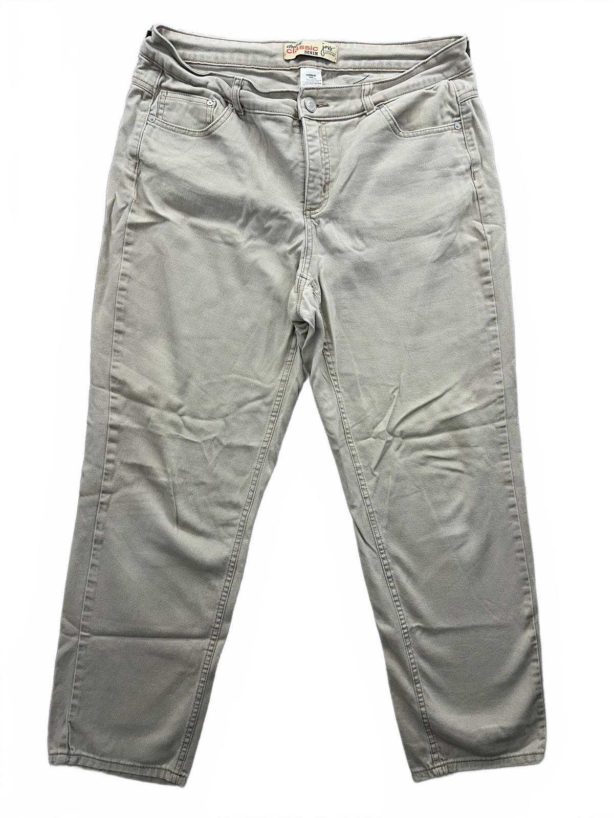JMS Stretch Classic Denim Jeans Brown Stone