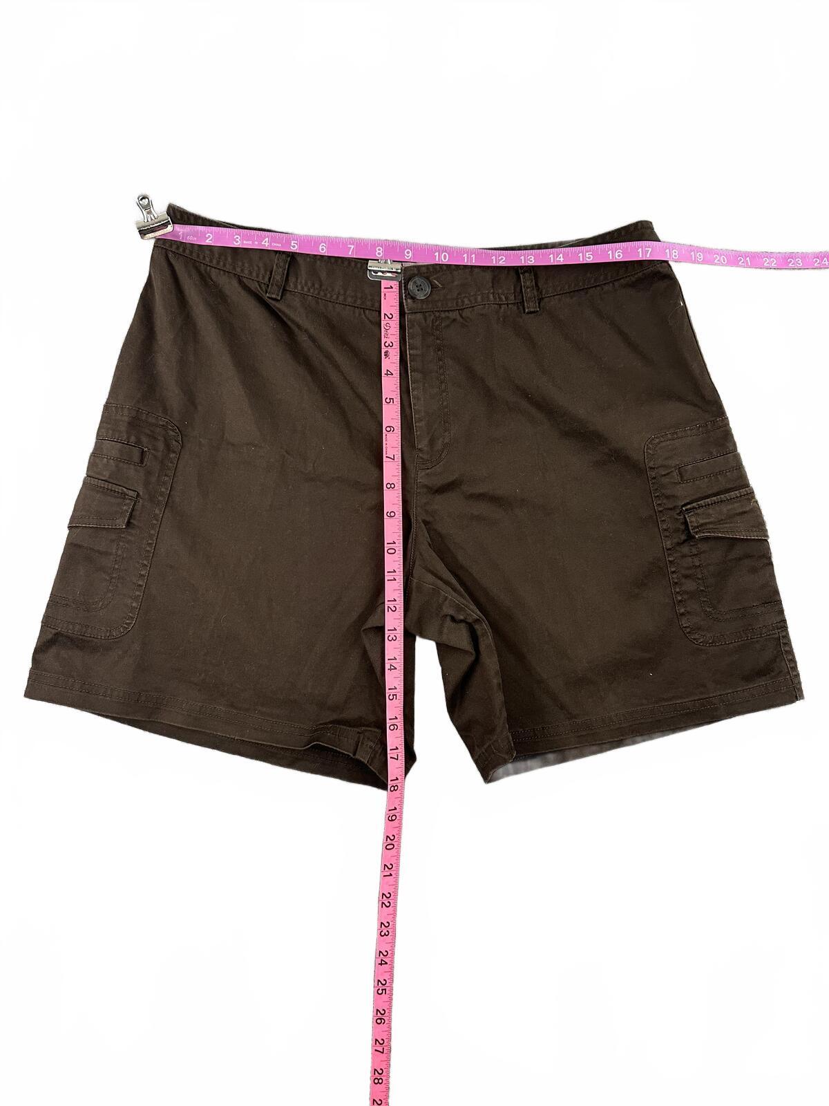 Charter Club Olive Brown Cargo Shorts Utility Y2K