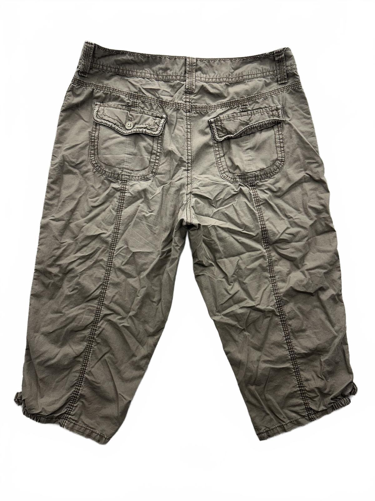 Sonoma Modern Capri Pants in Olive Green