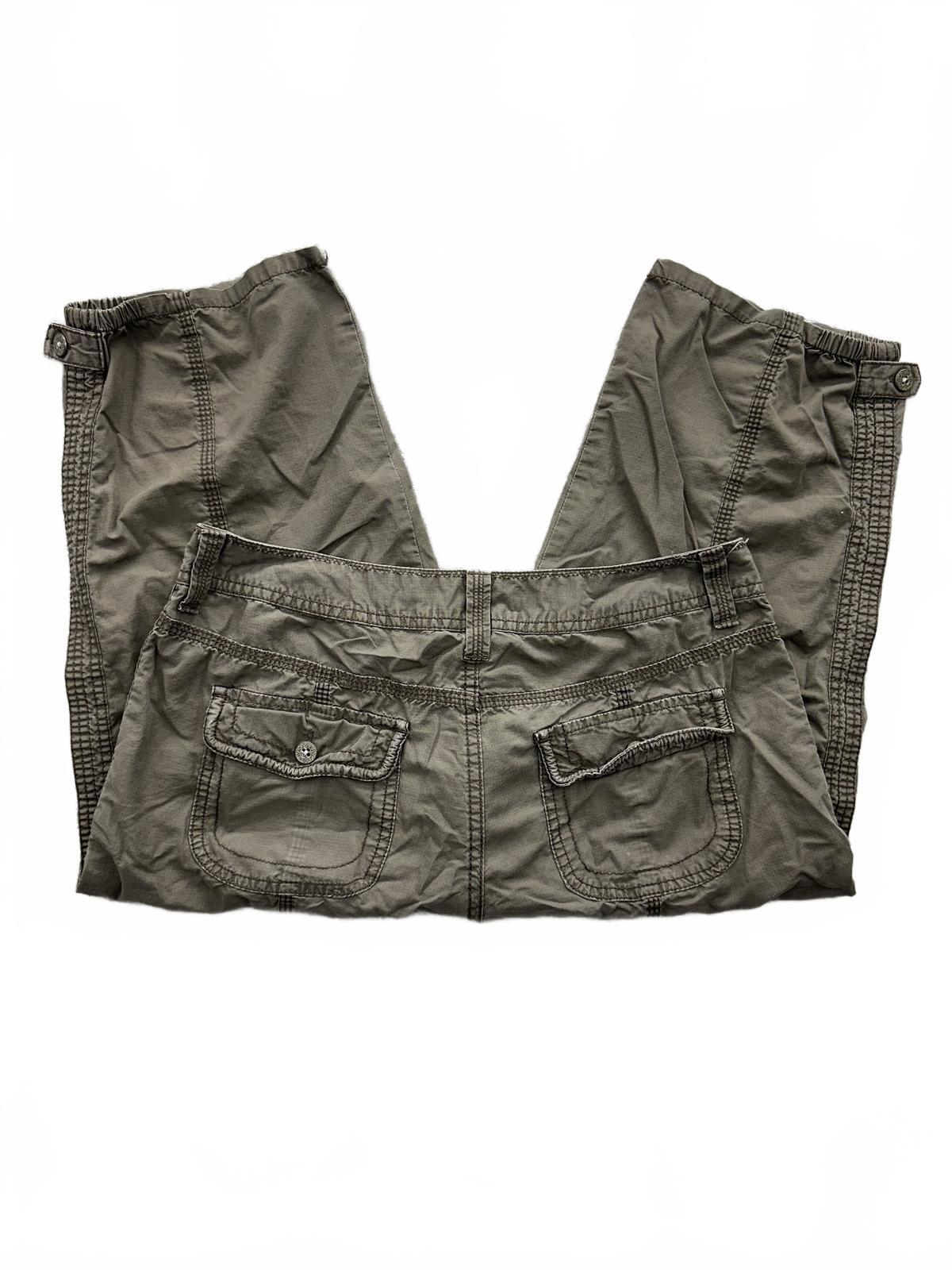 Sonoma Modern Capri Pants in Olive Green