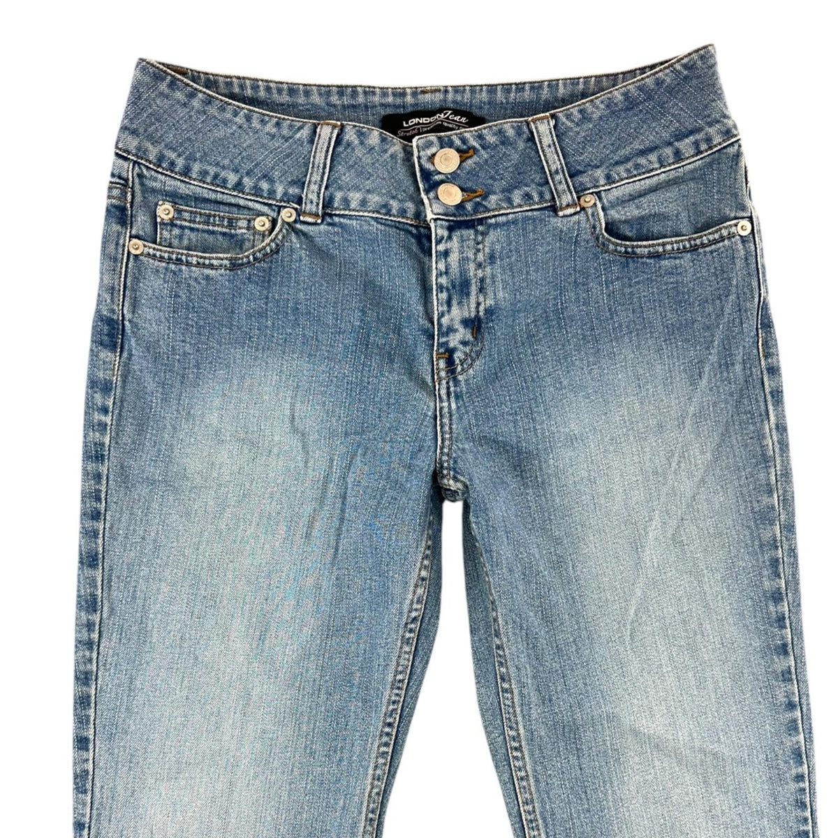 London Jeans Y2K Light Wash Flare Denim Bootcut Jeans Vintage Indie Sleek
