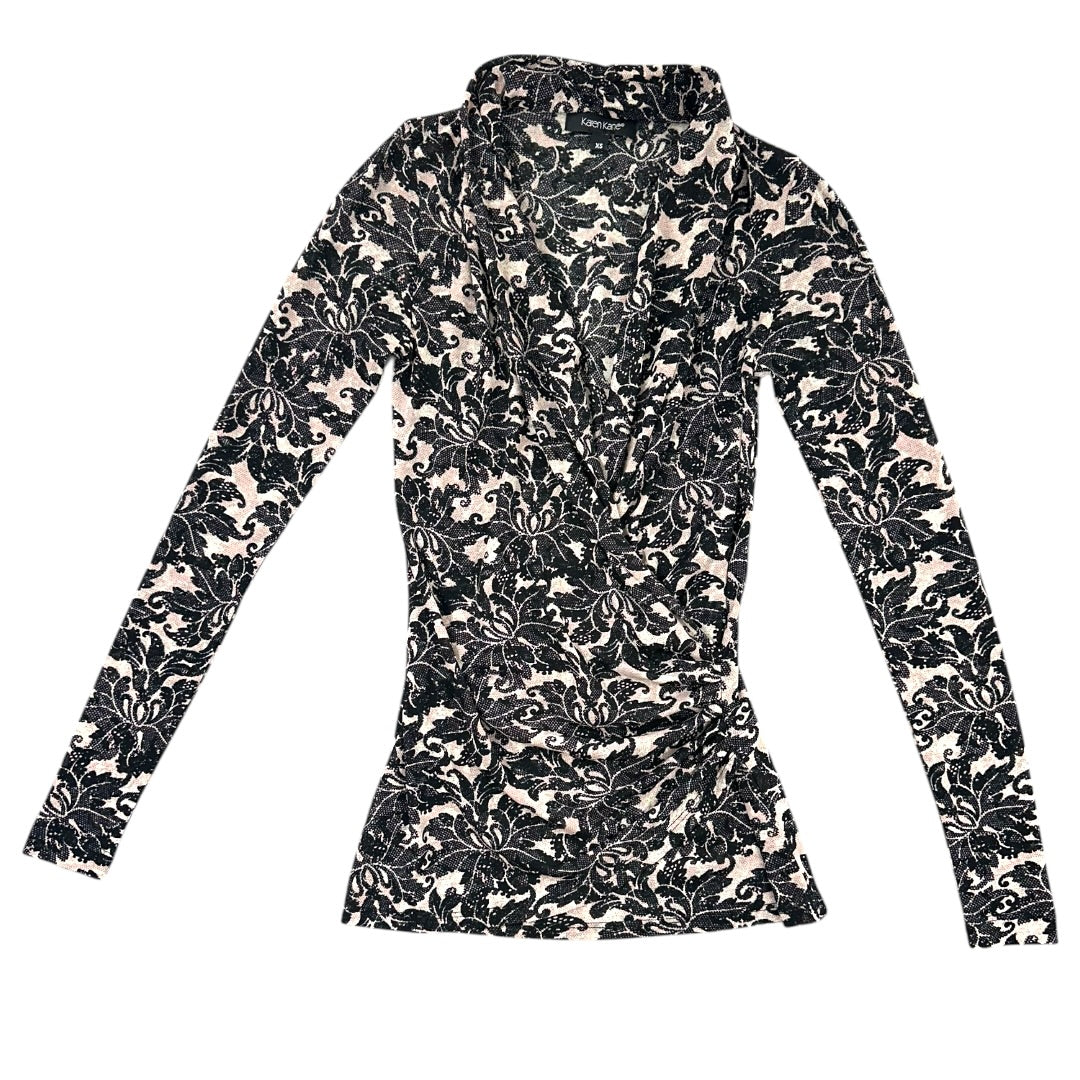 Karen Kane Damask Floral Pattern